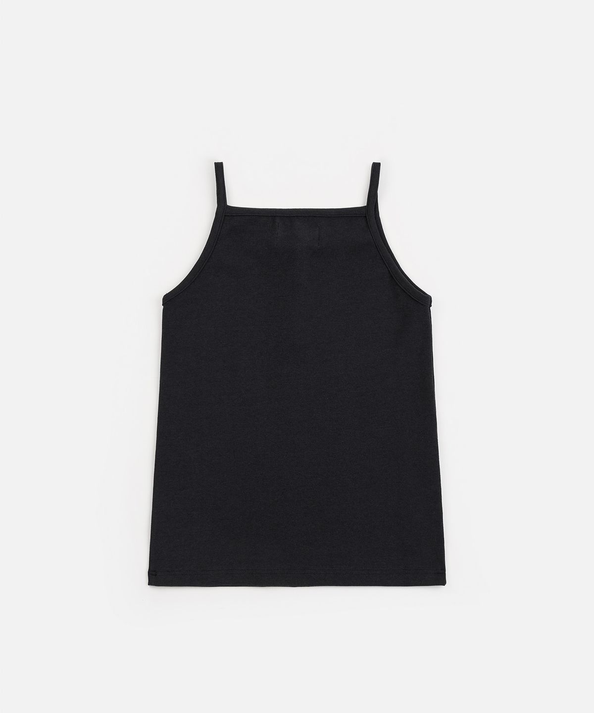 토피 우먼(TOFFEE WOMEN) W 피치 버튼 슬리브리스 (BLACK)