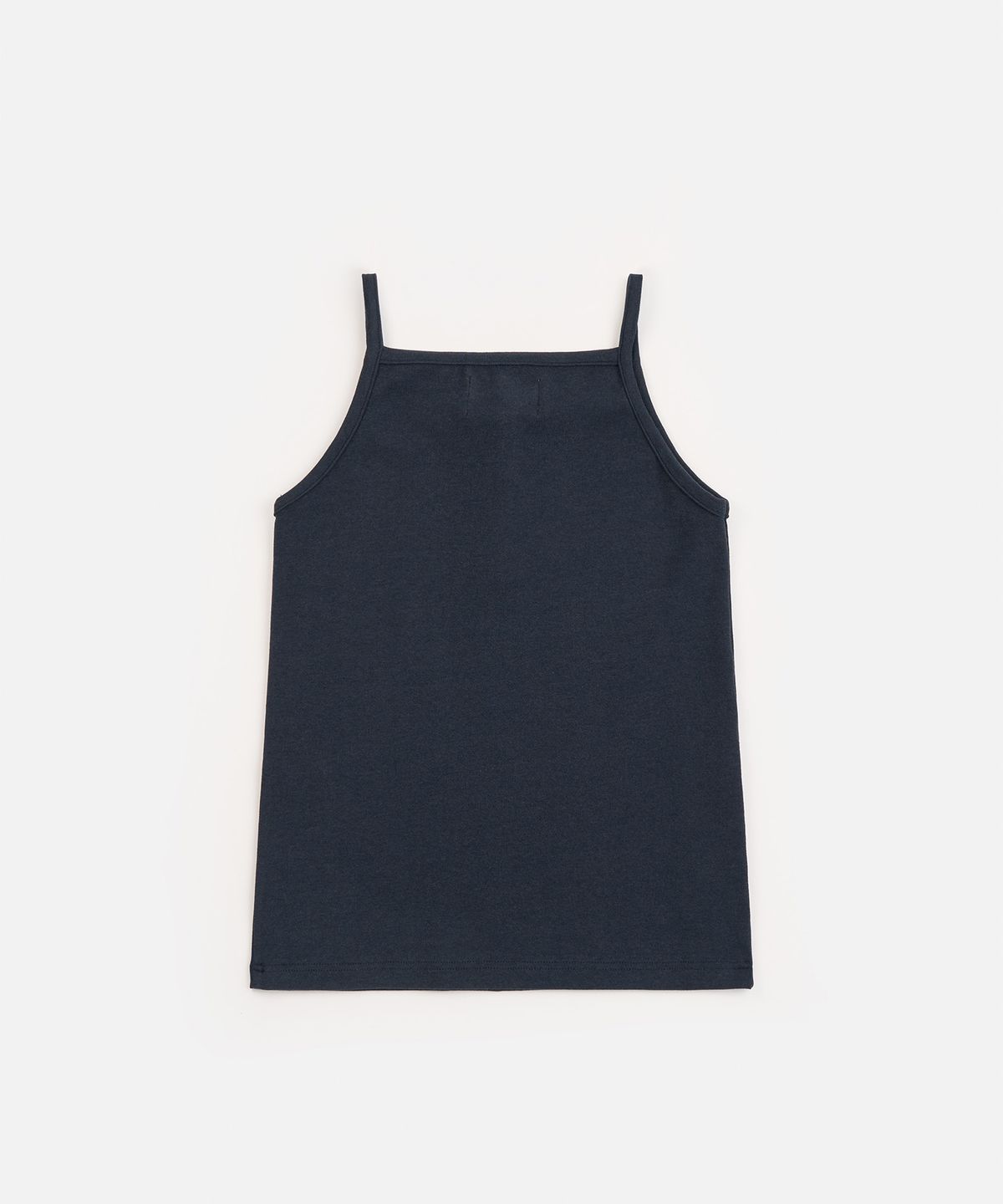 토피 우먼(TOFFEE WOMEN) W 피치 버튼 슬리브리스 (NAVY)