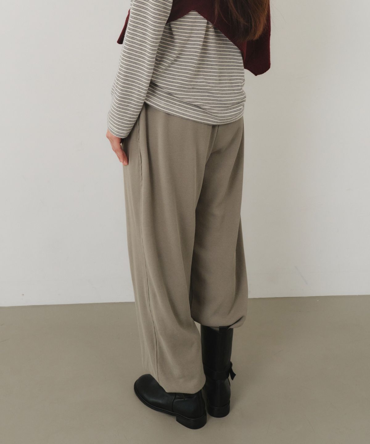 올리브 데 올리브(OLIVE DES OLIVE) 소프트 와플 져지 팬츠 OE6AL9160