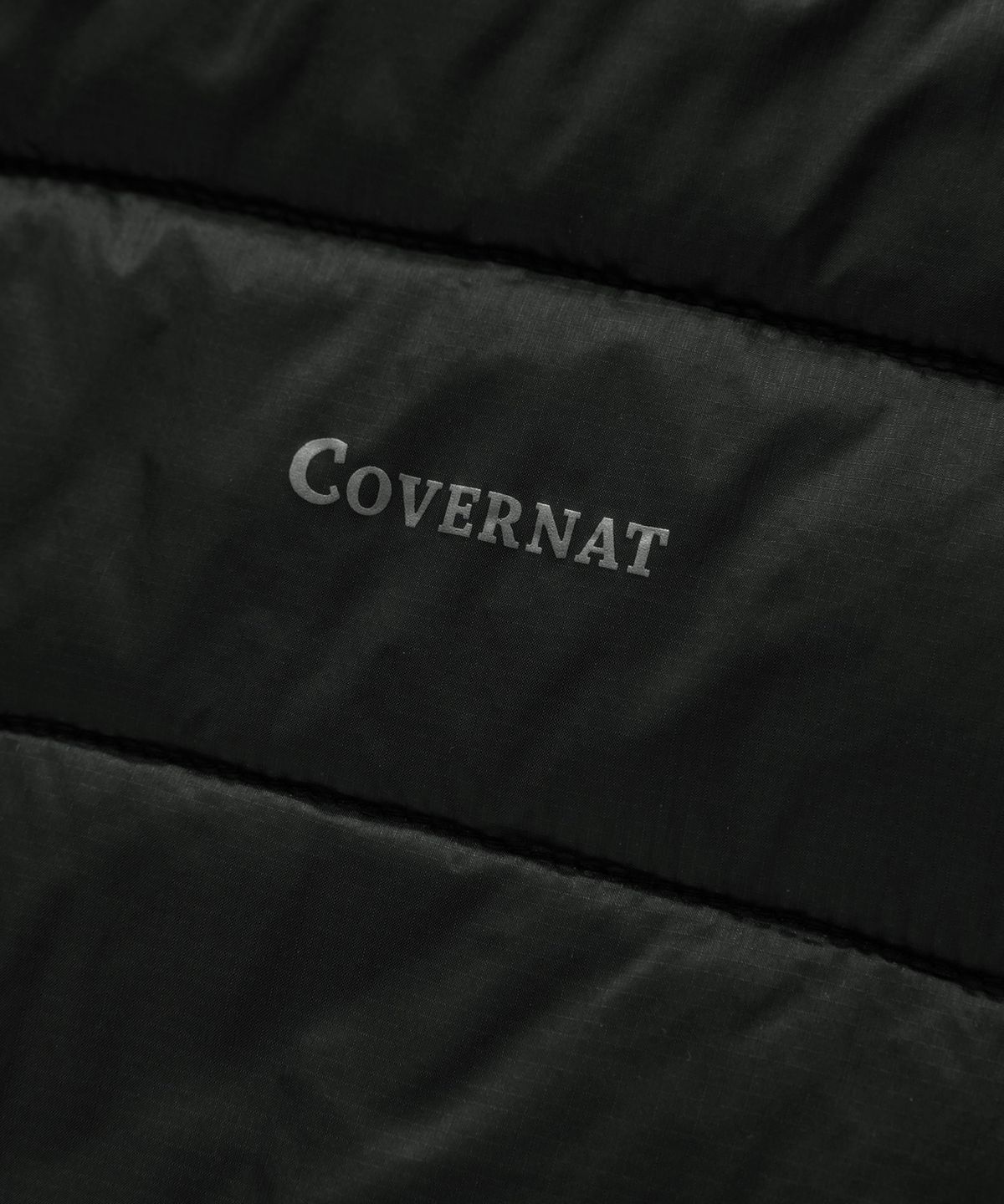 커버낫(COVERNAT) 레이크 패딩 후드 자켓 블랙
