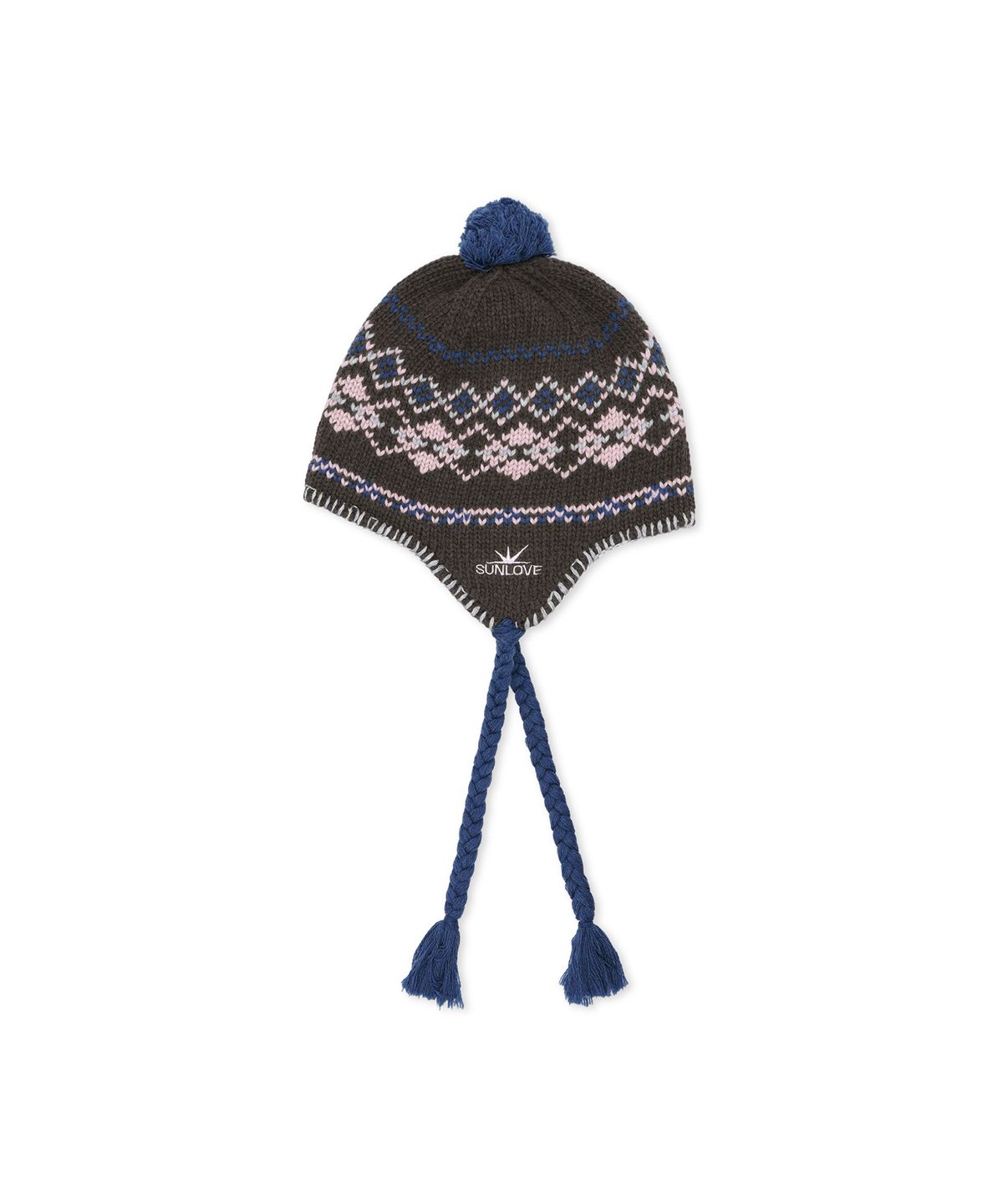 썬러브투어(SUNLOVETOUR) Alpine Tassel Beanie Dark Brown