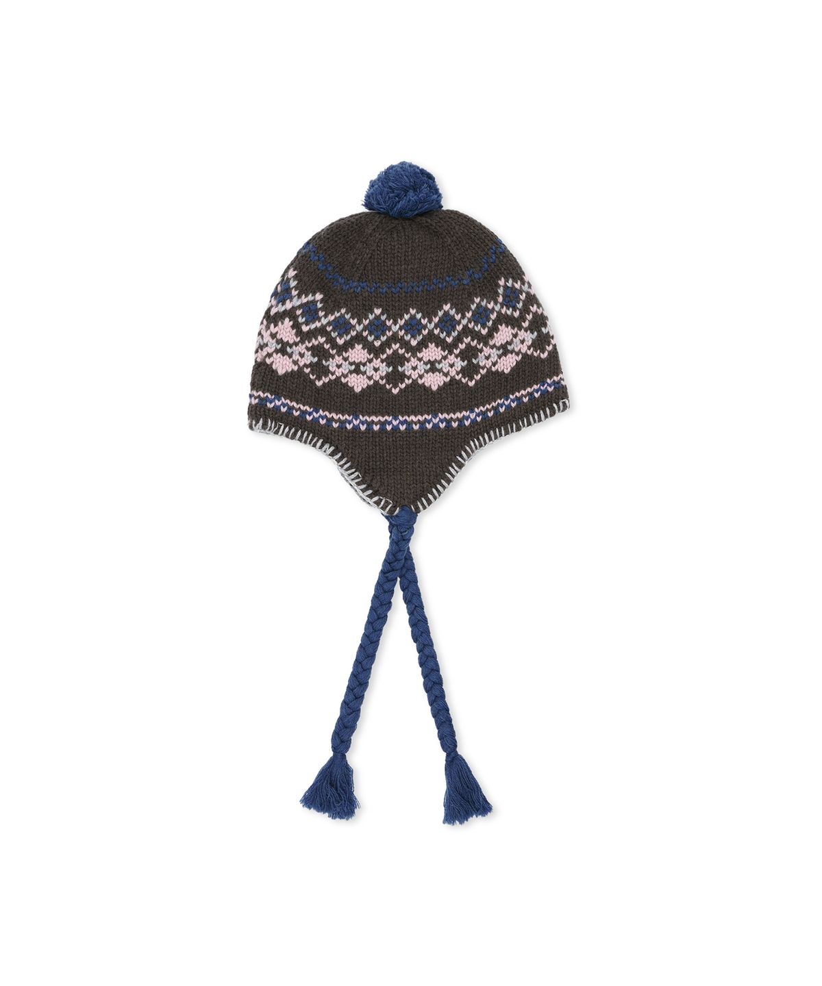 썬러브투어(SUNLOVETOUR) Alpine Tassel Beanie Dark Brown
