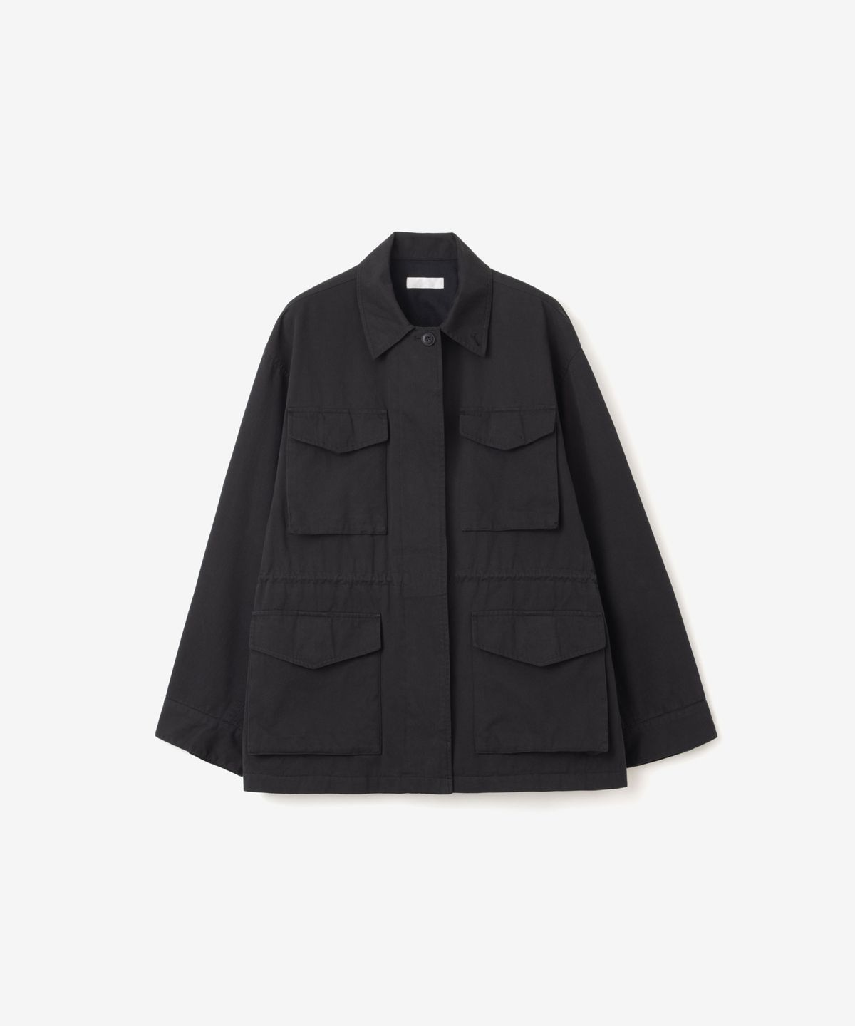 이어닝(YEARNING) WASHED COTTON FIELD JACKET, BLACK