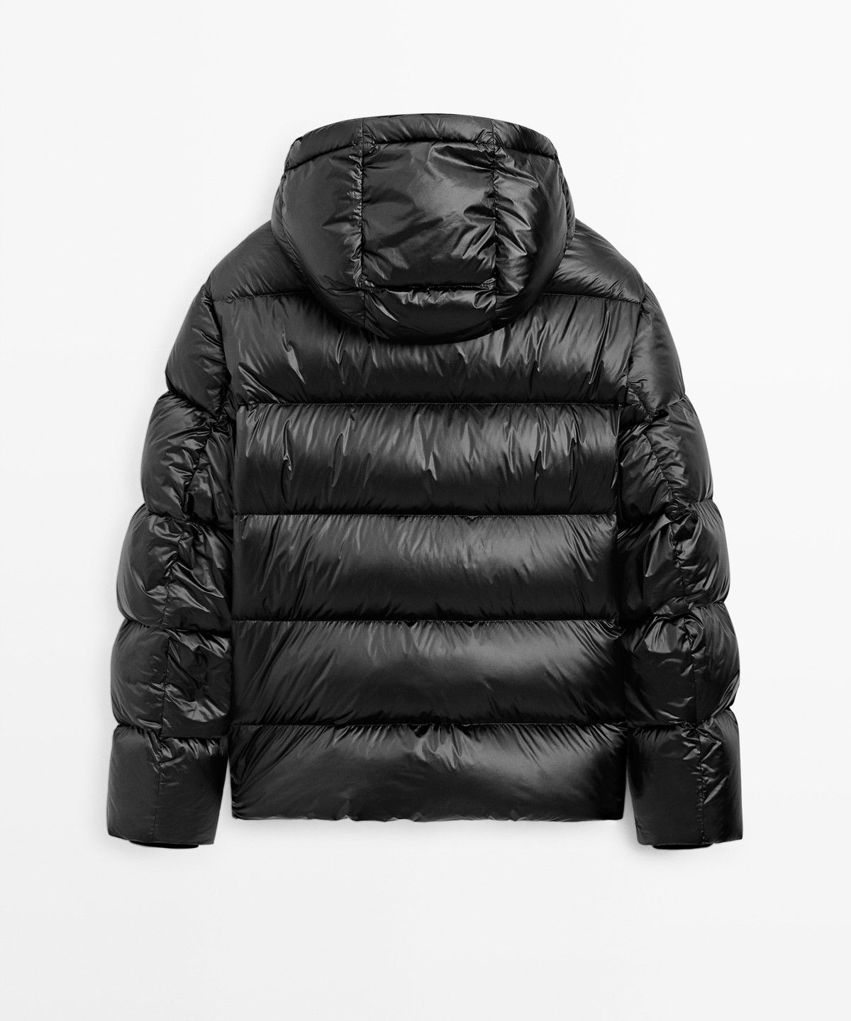 마시모두띠(MASSIMO DUTTI) 새틴 다운 패딩