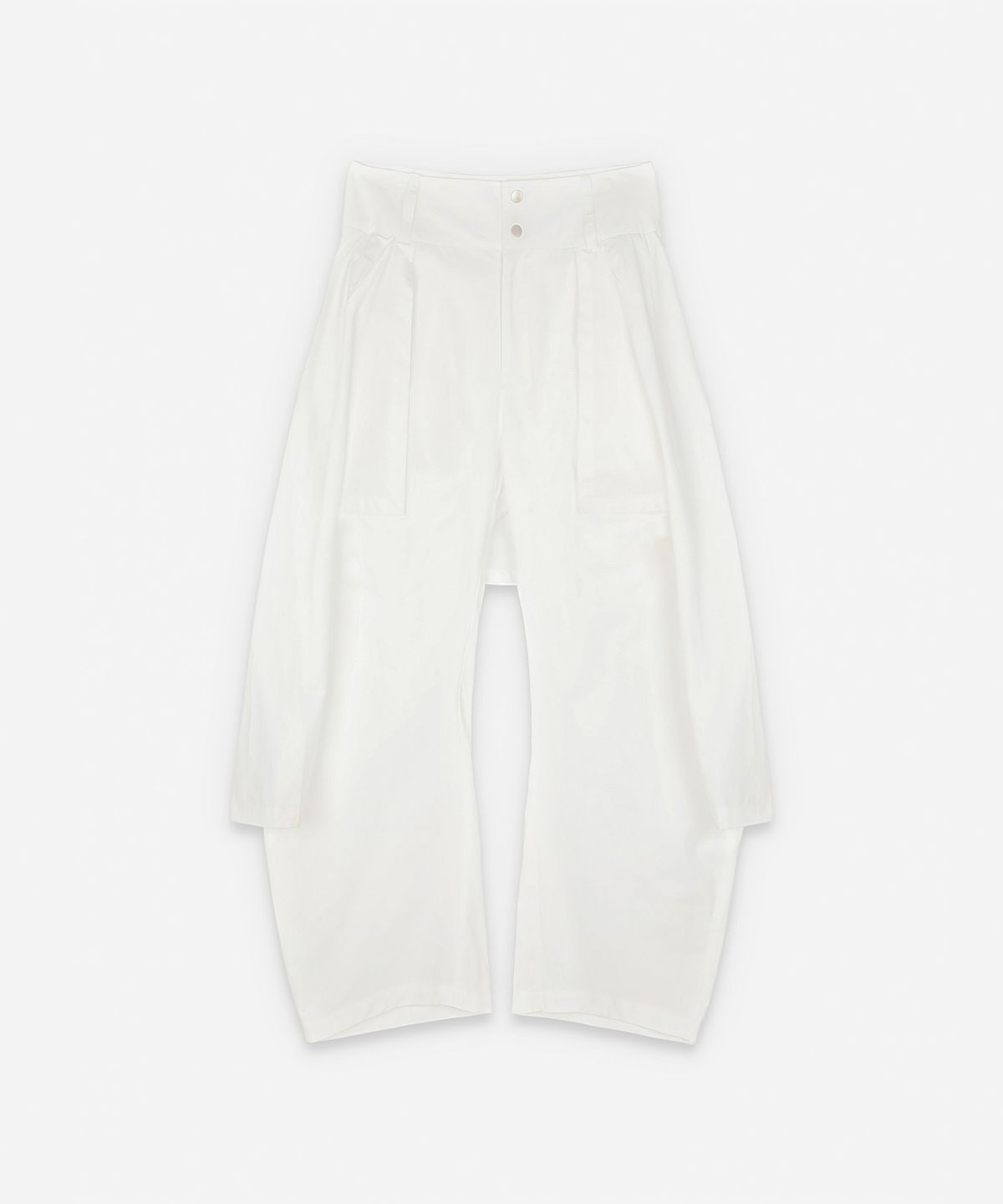 나체(NACHE) TIED SHIRT PANTS WHITE