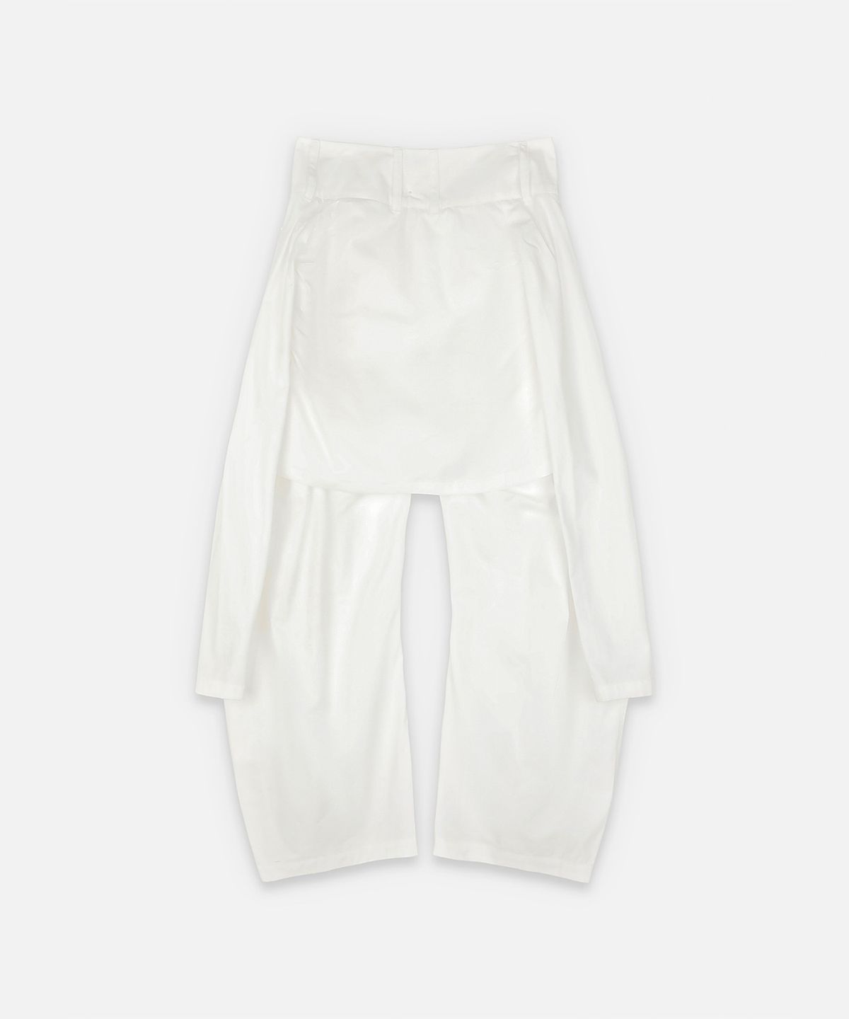 나체(NACHE) TIED SHIRT PANTS WHITE
