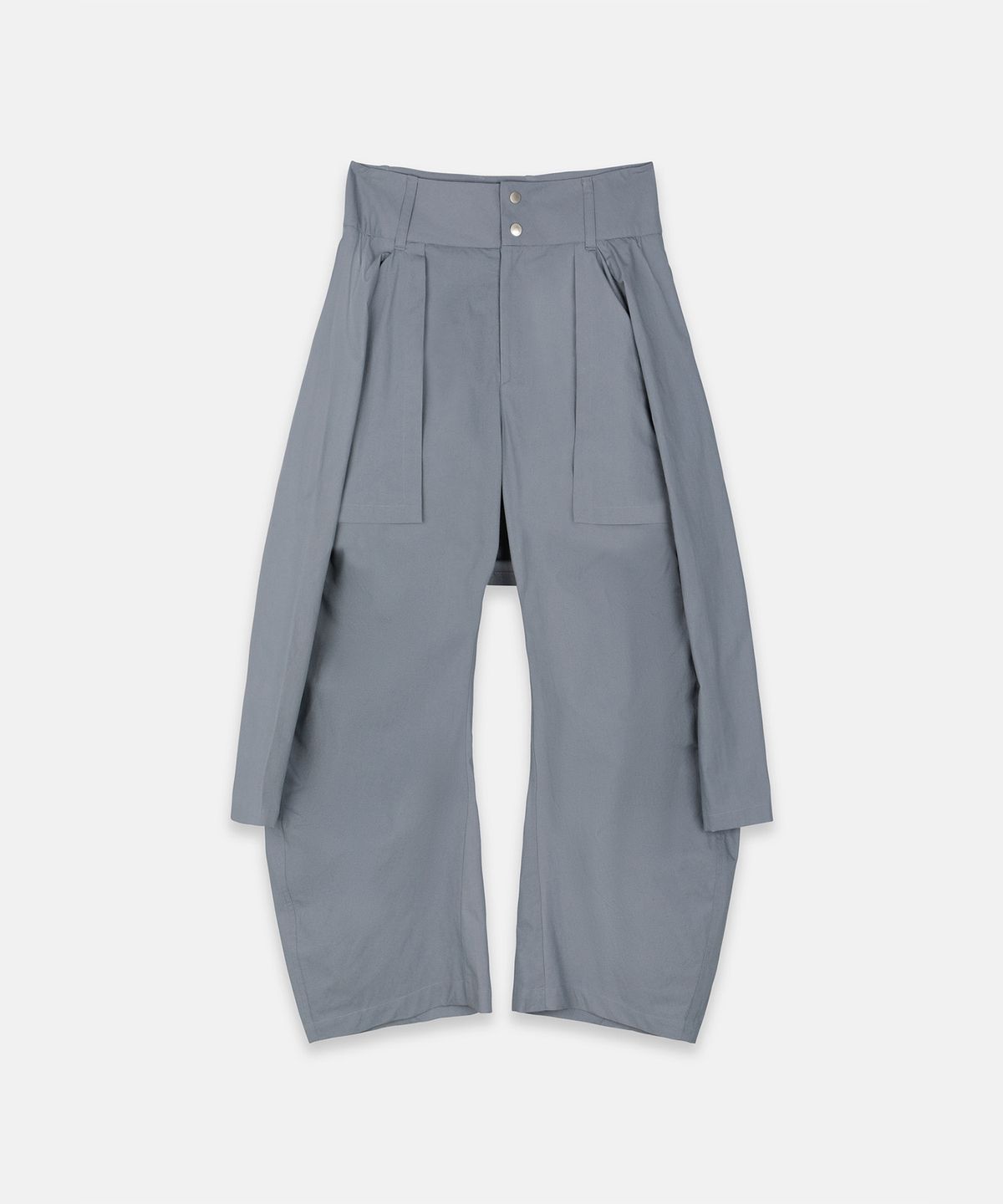 나체(NACHE) TIED SHIRT PANTS DUSTY BLUE
