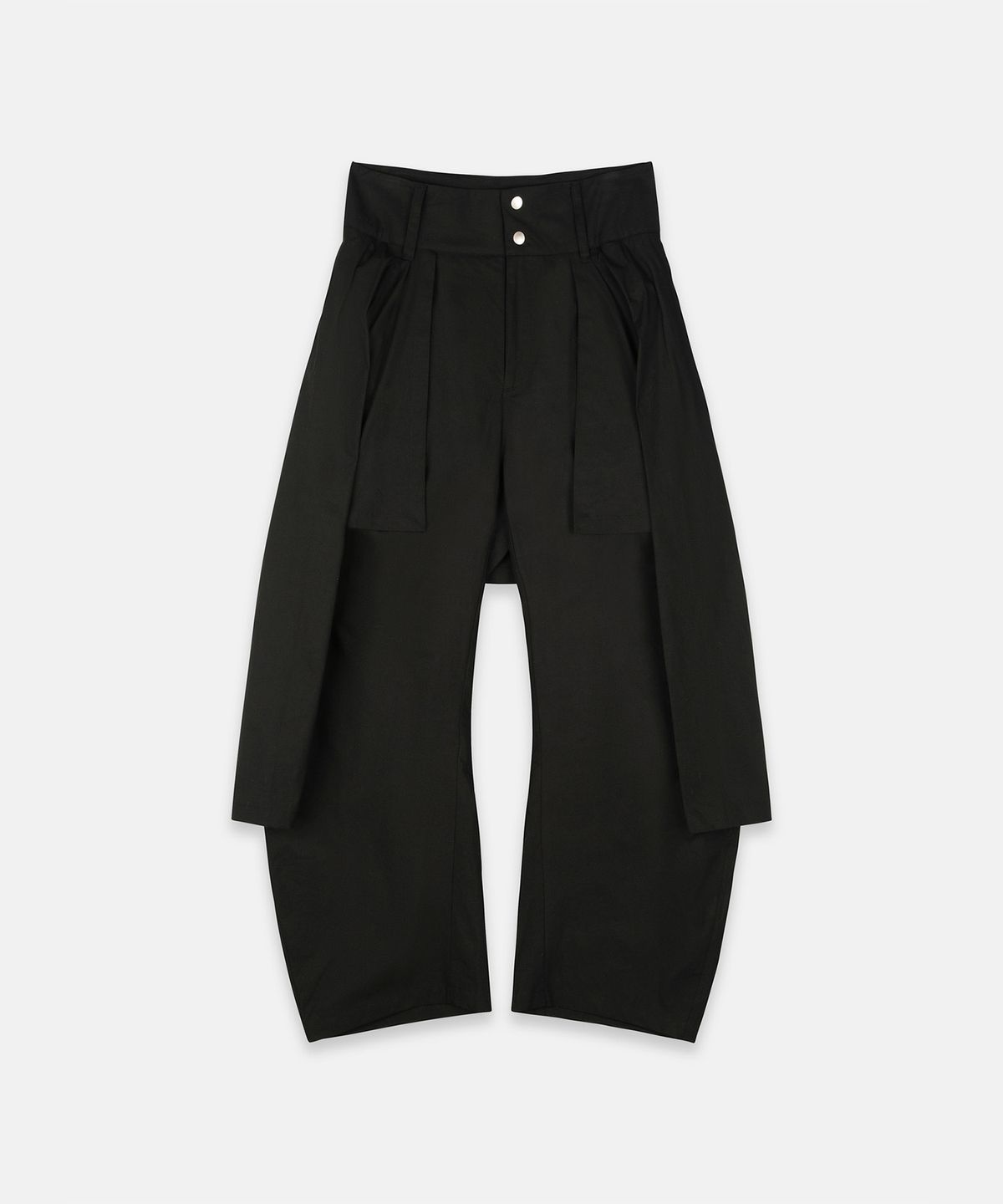 나체(NACHE) TIED SHIRT PANTS BLACK