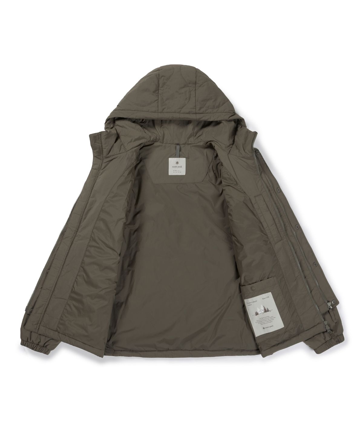 스노우피크 어패럴(SNOWPEAK APPAREL) 경량 타슬란 2IN1 씬클라우드 자켓 (S26WMLPJ44) Tan Gray