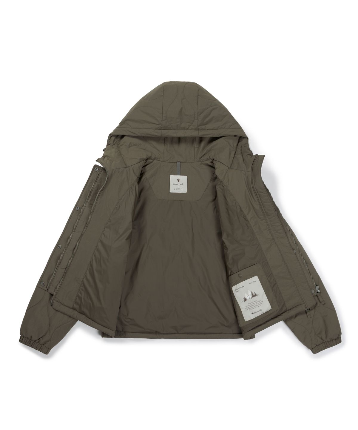 스노우피크 어패럴(SNOWPEAK APPAREL) 경량 타슬란 여성 2IN1 씬클라우드 자켓 (S26WWLPJ45) Tan Gray