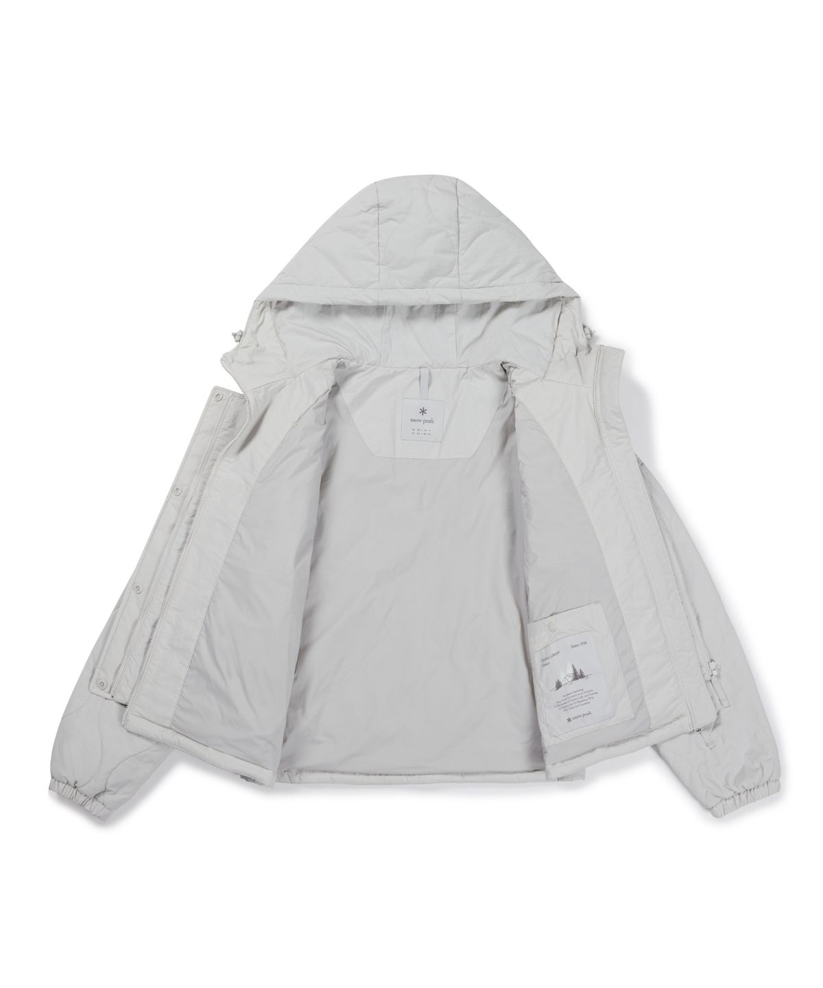 스노우피크 어패럴(SNOWPEAK APPAREL) 경량 타슬란 여성 2IN1 씬클라우드 자켓 (S26WWLPJ45) Stone Gray
