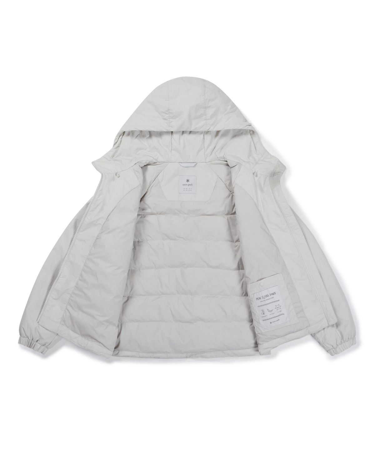 스노우피크 어패럴(SNOWPEAK APPAREL) 경량 타슬란 여성 경량 다운 자켓 (S26WWLDJ43) Stone Gray