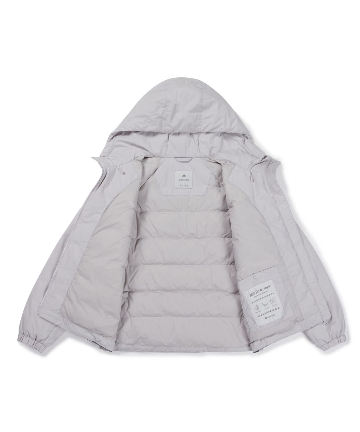 스노우피크 어패럴(SNOWPEAK APPAREL) 경량 타슬란 여성 경량 다운 자켓 (S26WWLDJ43) White Purple