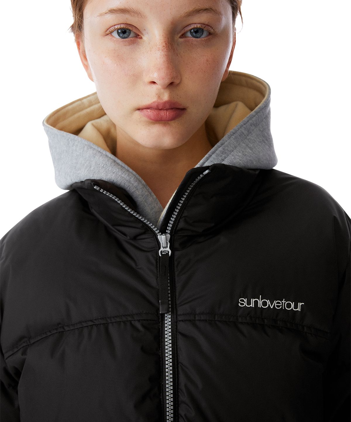 썬러브투어(SUNLOVETOUR) AllDay Down Jacket Black