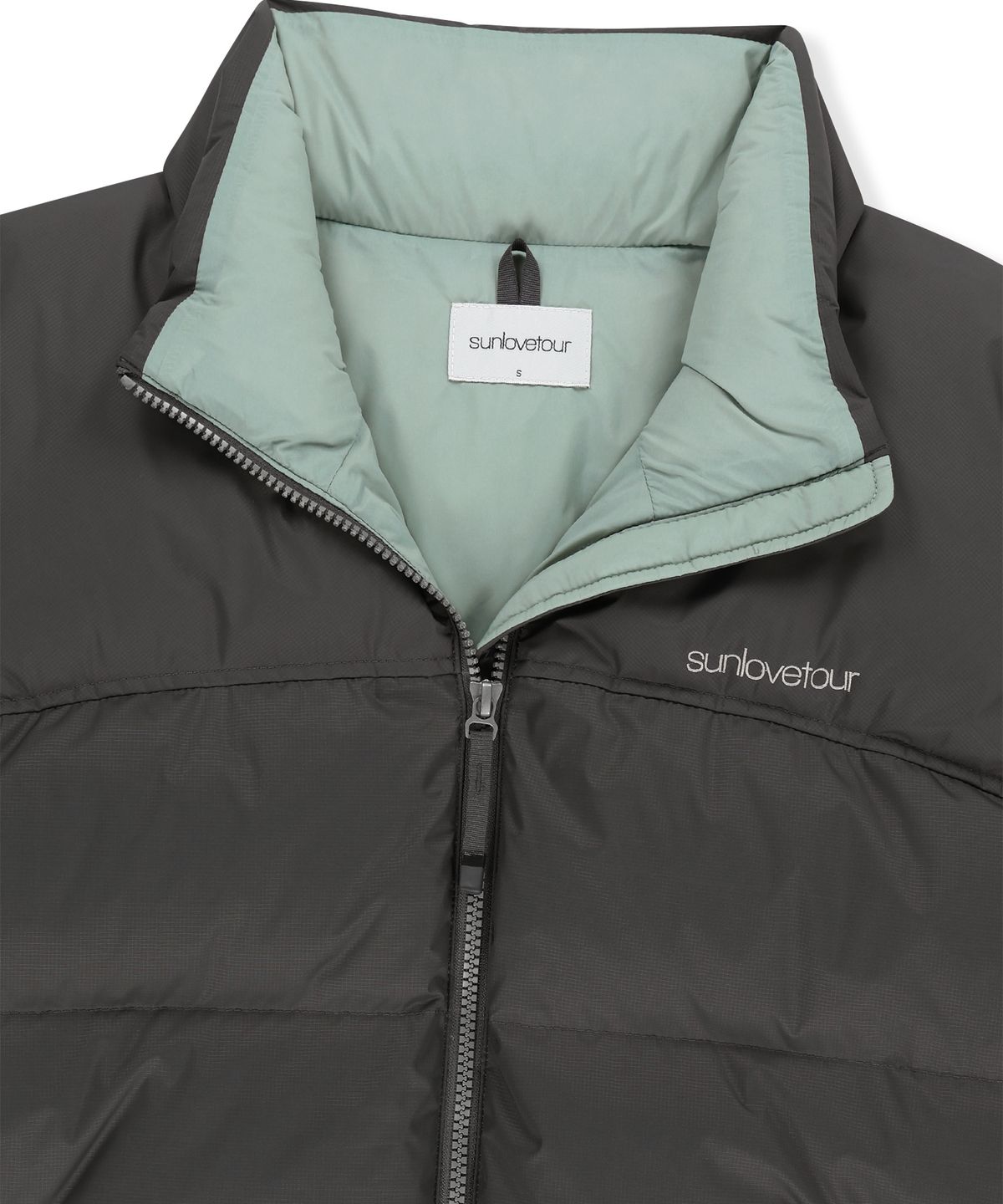 썬러브투어(SUNLOVETOUR) AllDay Down Jacket Charcoal