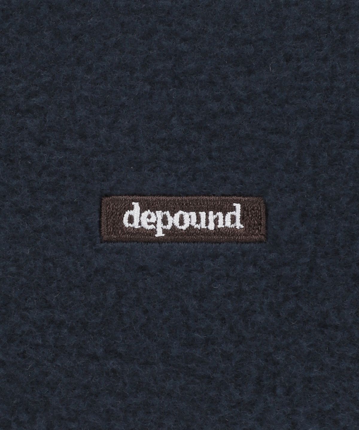 드파운드(DEPOUND) 플리스 스퀘어 파우치 L [네이비]