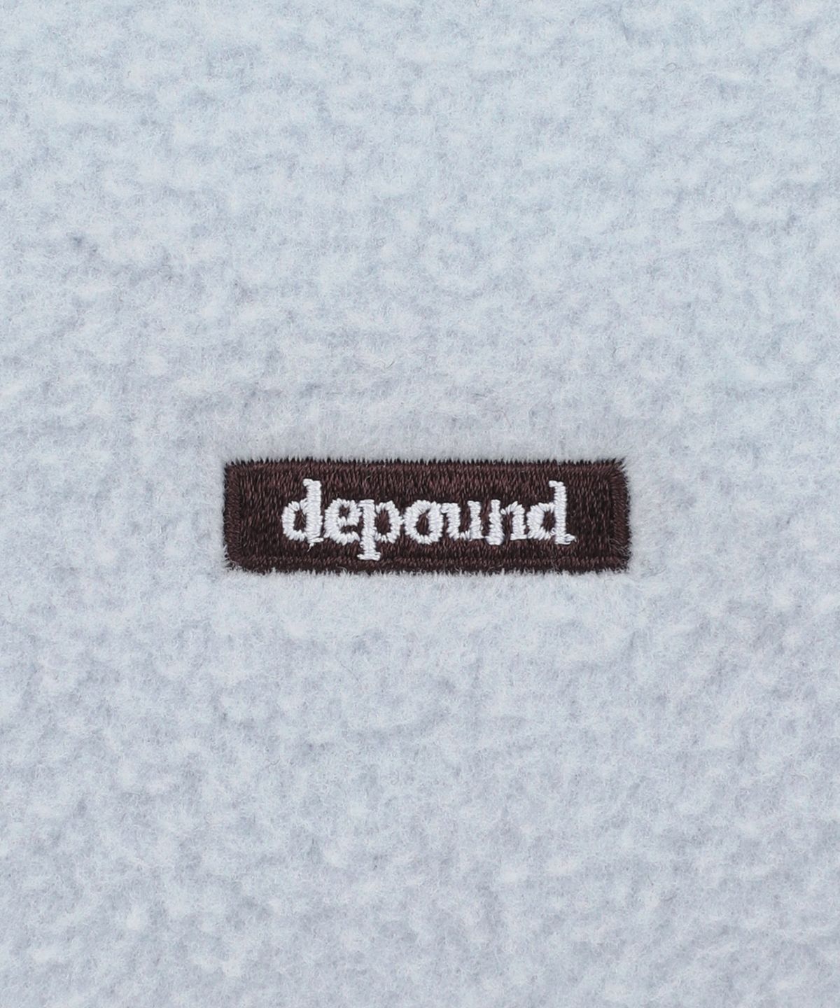드파운드(DEPOUND) 플리스 스퀘어 파우치 L [라이트 블루]