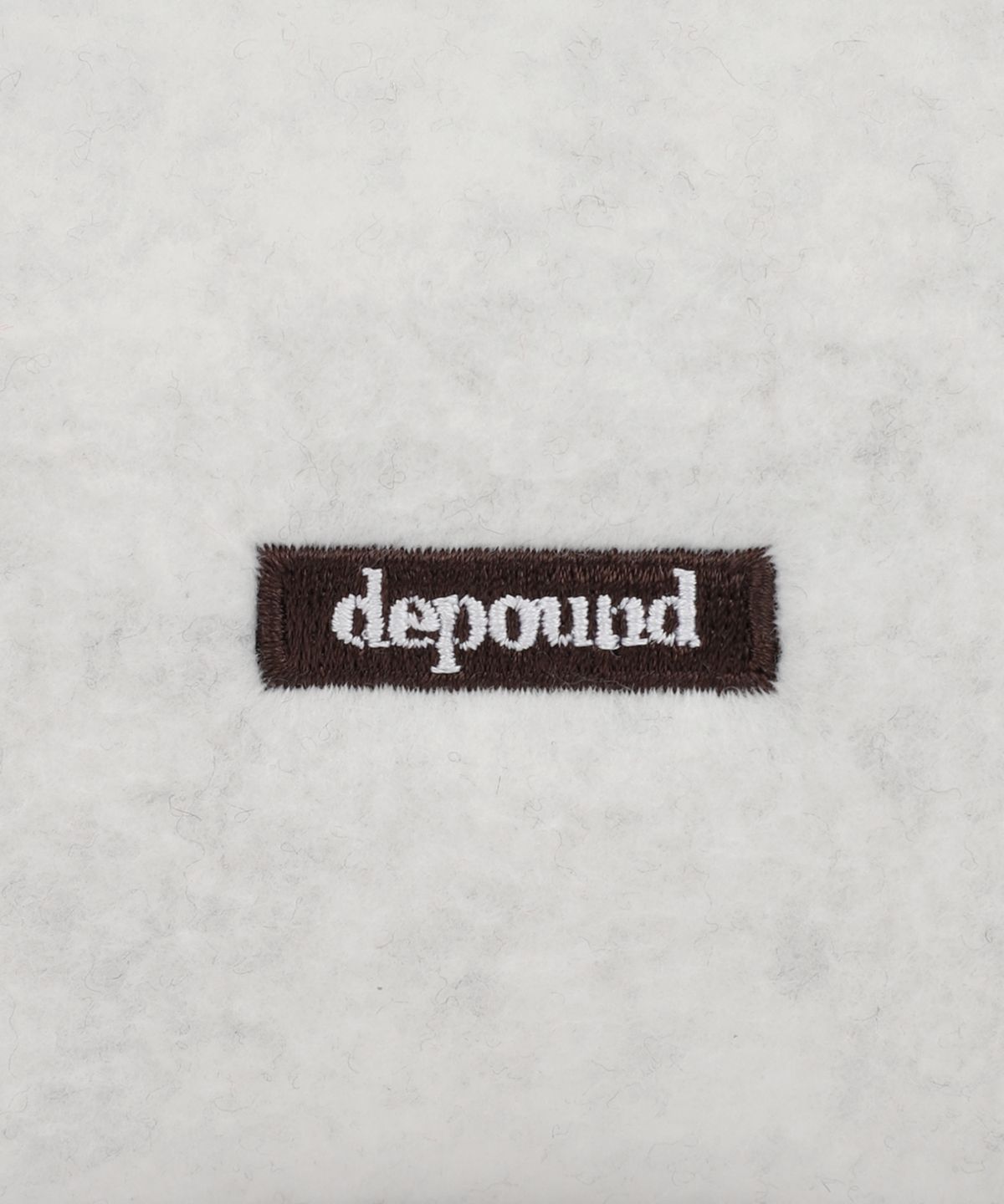 드파운드(DEPOUND) 플리스 스퀘어 파우치 S [라이트 그레이]