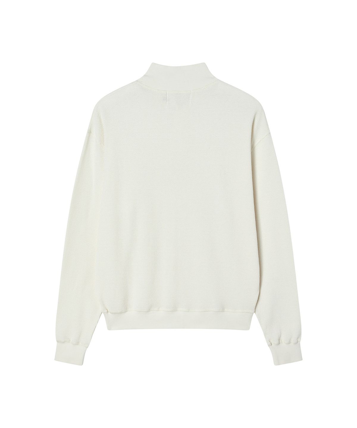 비욘드클로젯(BEYOND CLOSET) [COLLECTION LINE] 피그먼트 워시드 하프넥 티 아이보리