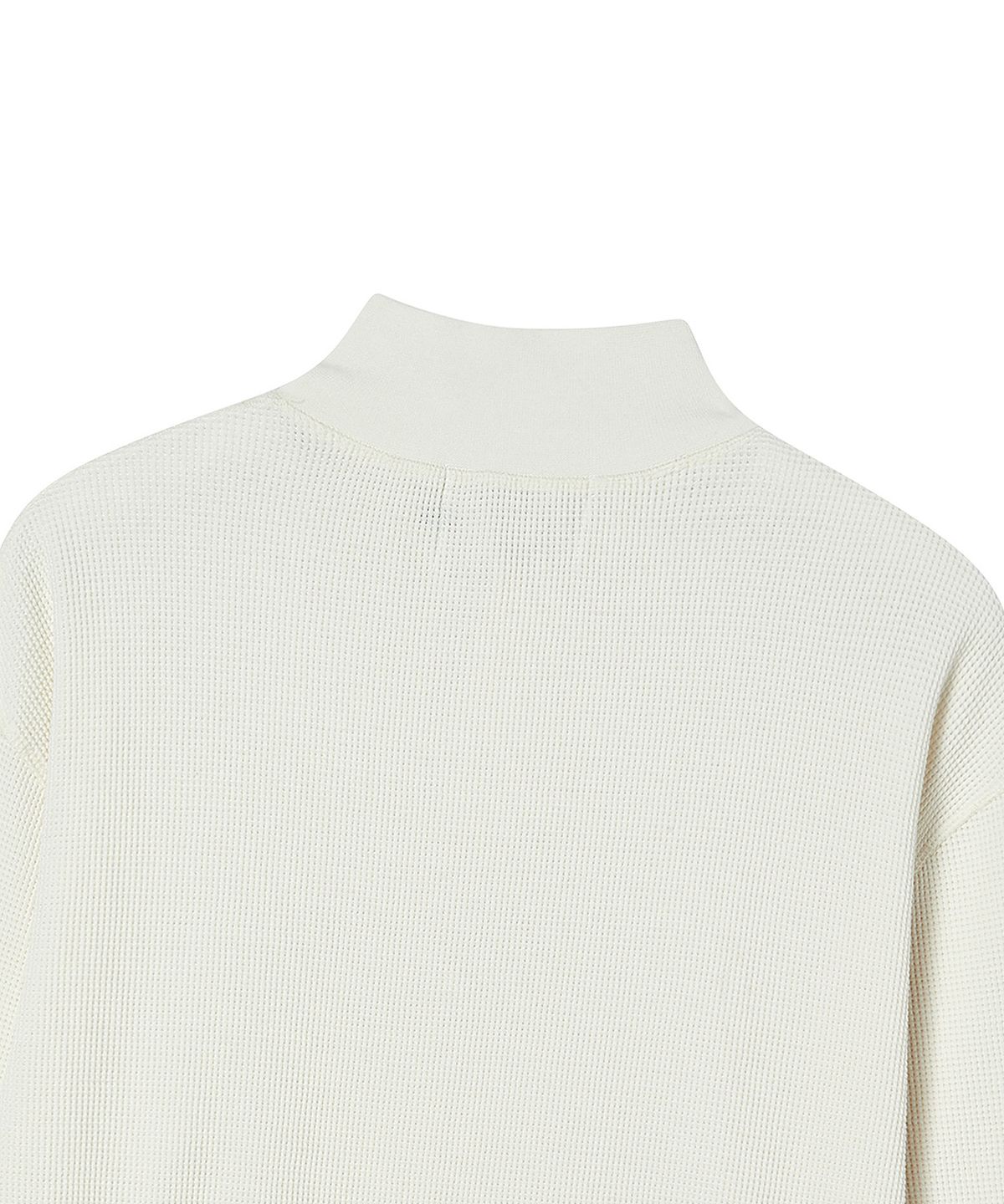 비욘드클로젯(BEYOND CLOSET) [COLLECTION LINE] 피그먼트 워시드 하프넥 티 아이보리
