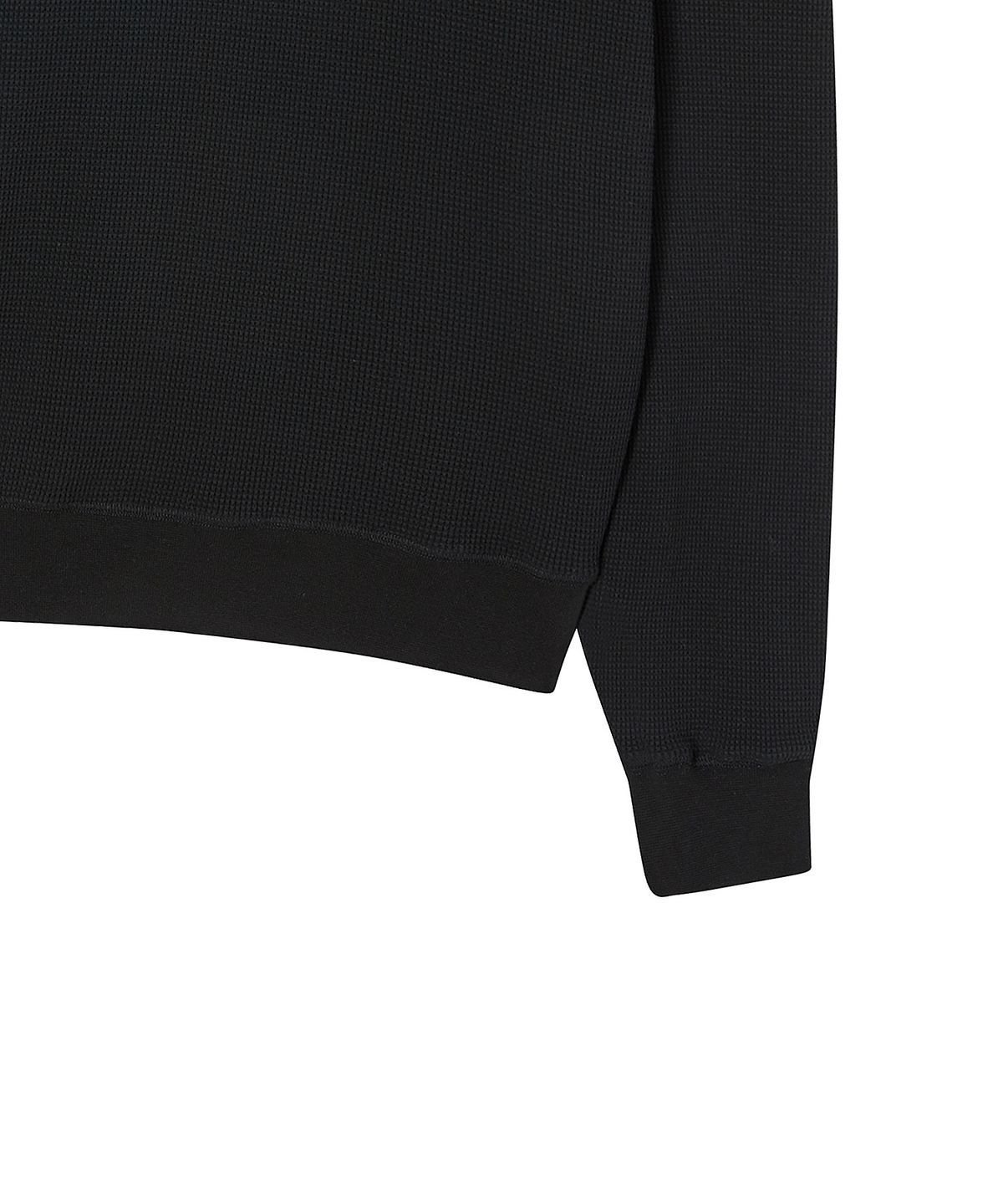 비욘드클로젯(BEYOND CLOSET) [COLLECTION LINE] 피그먼트 워시드 하프넥 티 블랙