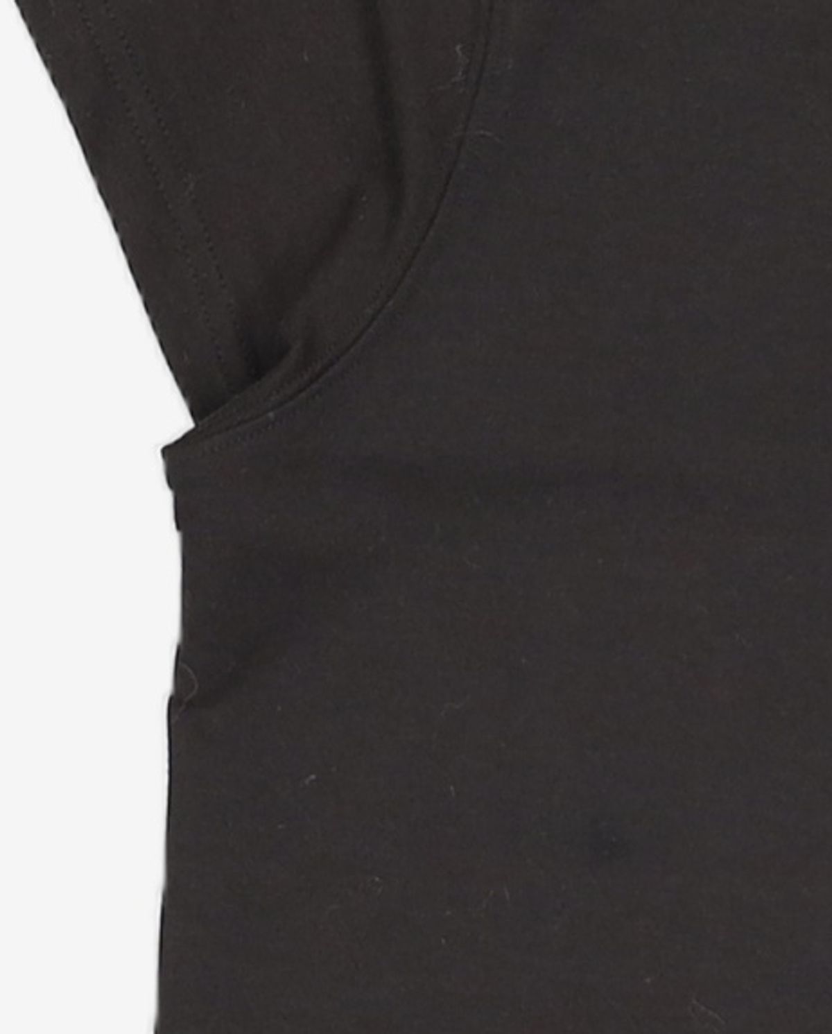 트리밍버드(TREEMINGBIRD) Metal Cut Point Crop T-shirts [ Black ] OS