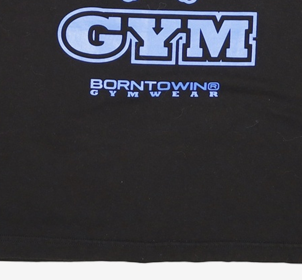 본투윈(BORN TO WIN) RAISEBORN OVER FIT T-SHIRTS [BLACK BLUE] 2