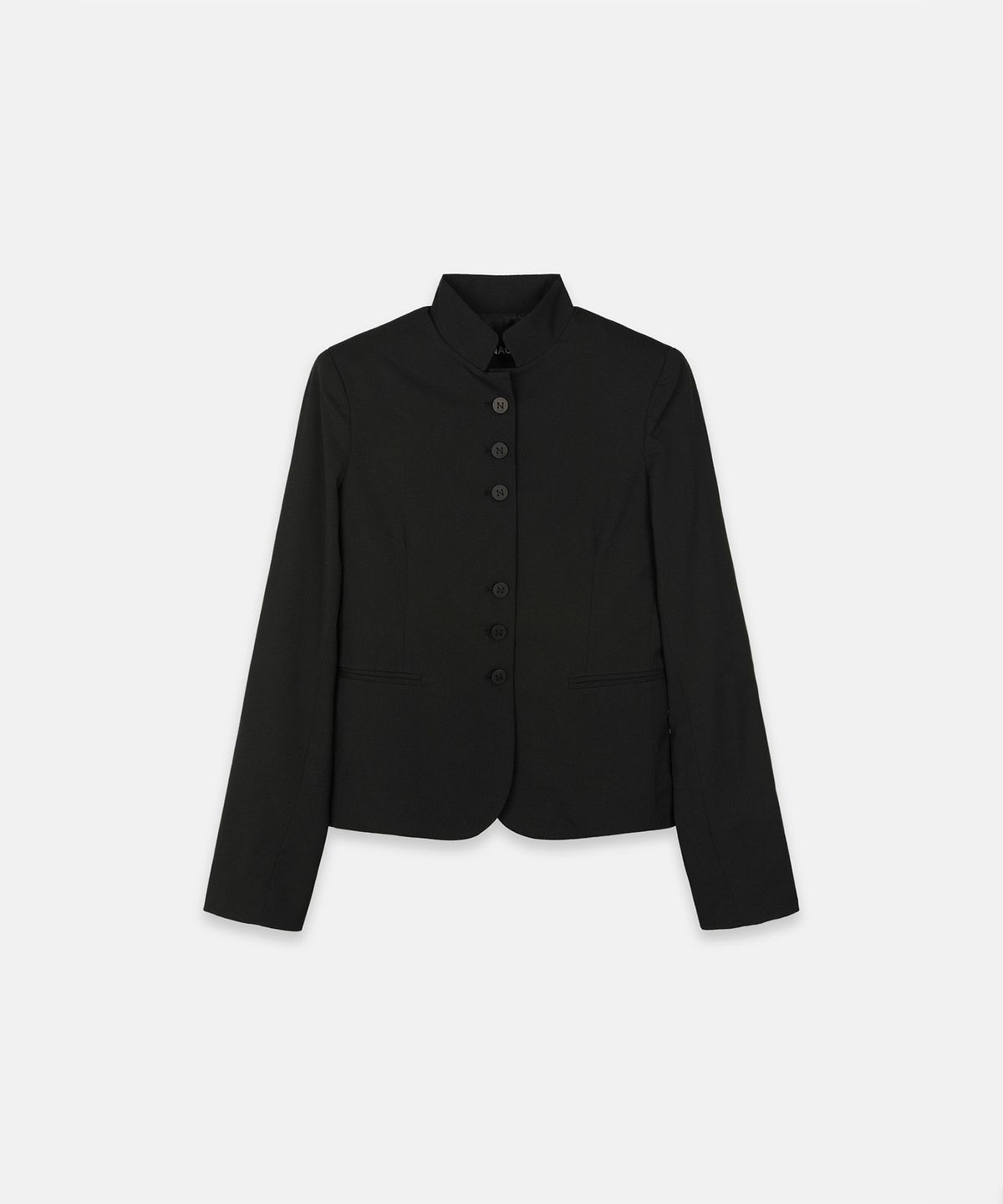 나체(NACHE) STAND COLLAR TAILORED JACKET BLACK