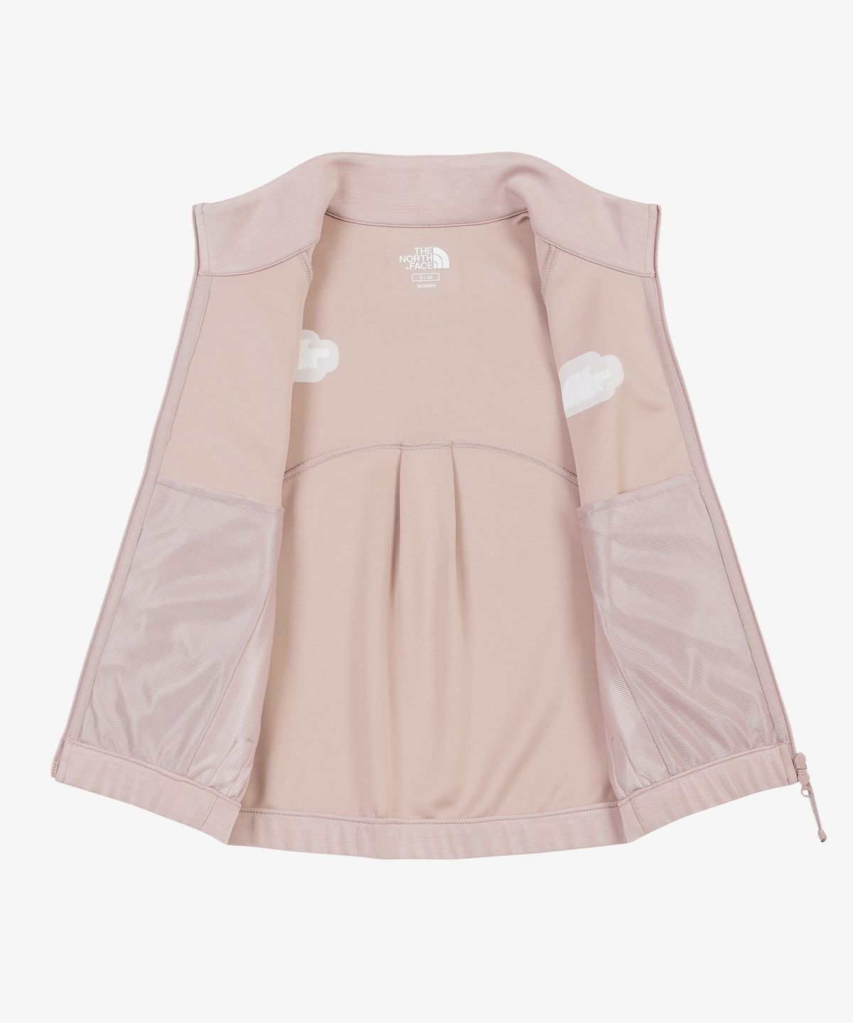 노스페이스(THE NORTH FACE) NJ5JS80L 여성 드레이프 집업 GRAYISH PINK