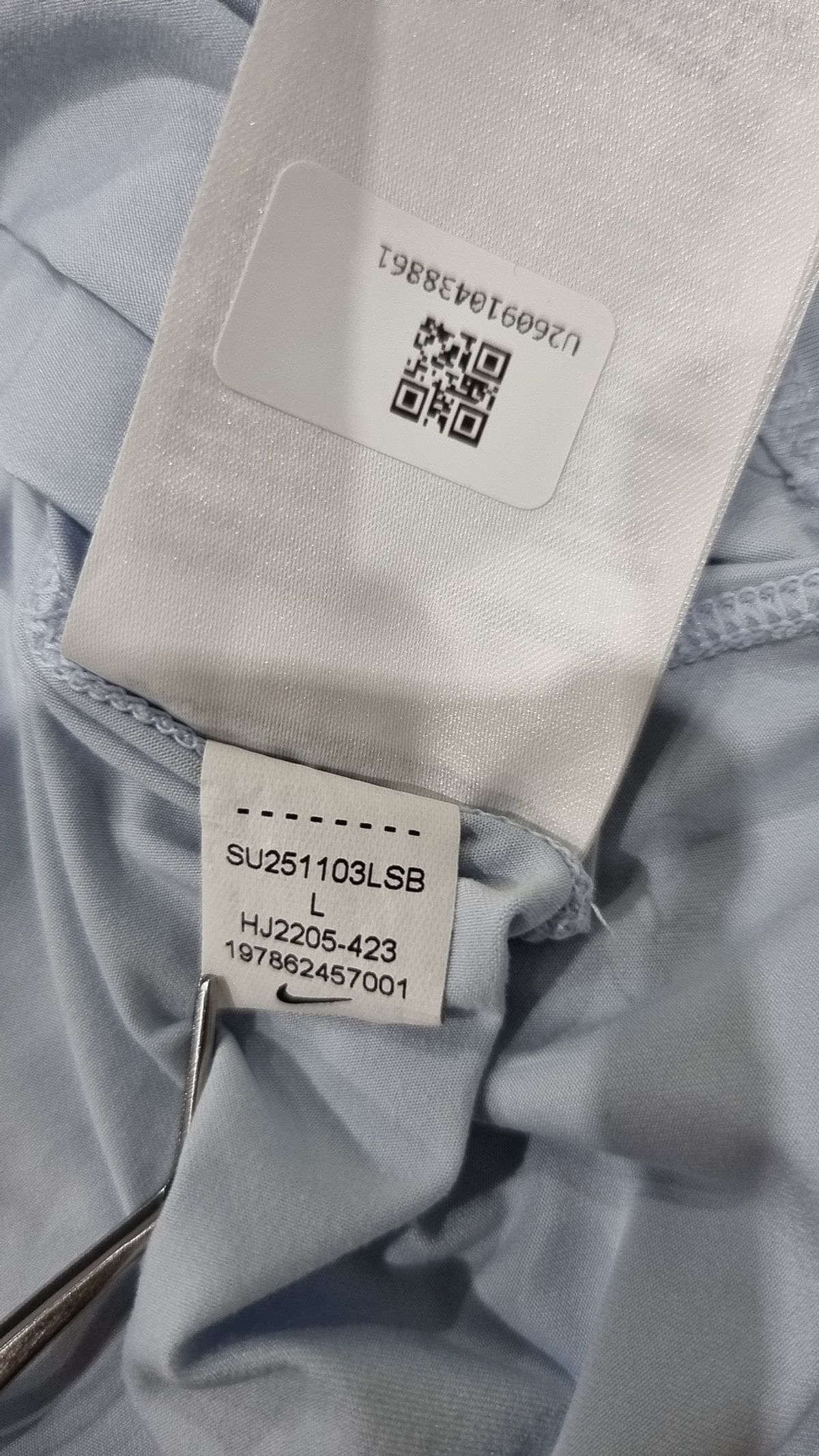 나이키(NIKE) 원 스우시 드라이 핏 반소매 러닝 탑 W - 블루 틴트 / HJ2205-423 L