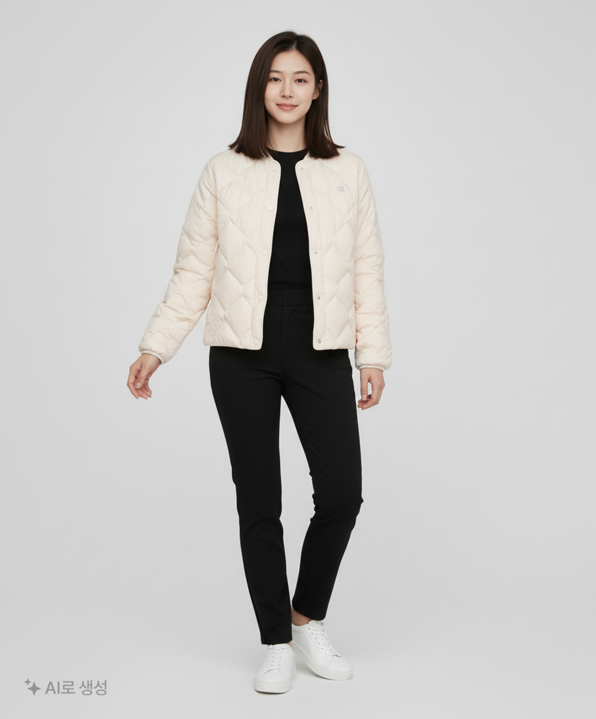 코오롱스포츠(KOLON SPORT) 여성 넥리스 경량 다운 TVJDW25912CRE 85