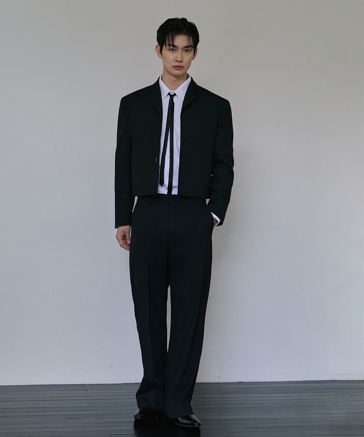 로랑서울(LAURANTSEOUL) Tailored flare slacks(Black)