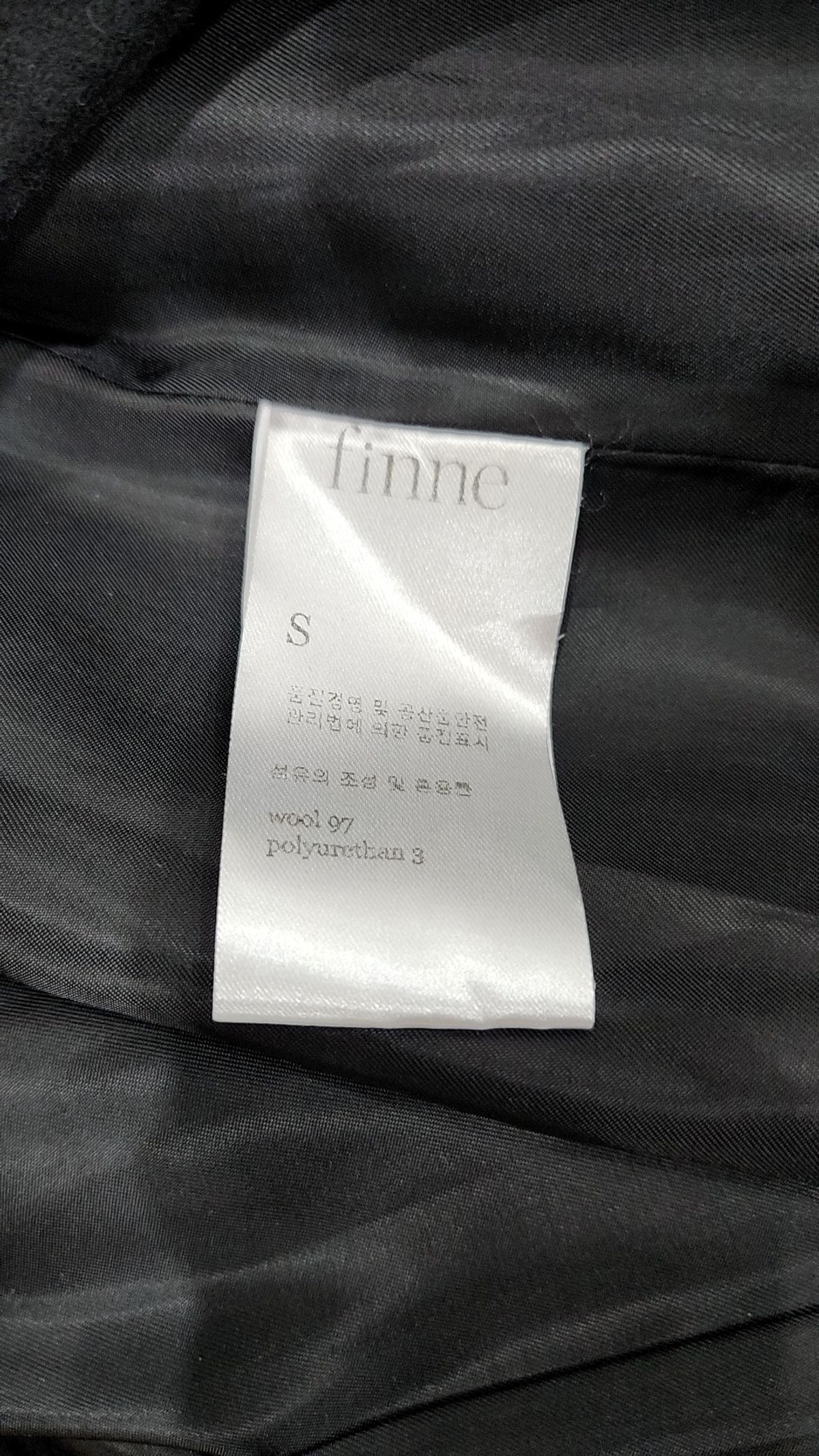 핀느(FINNE) 겨울 더블 코트 S