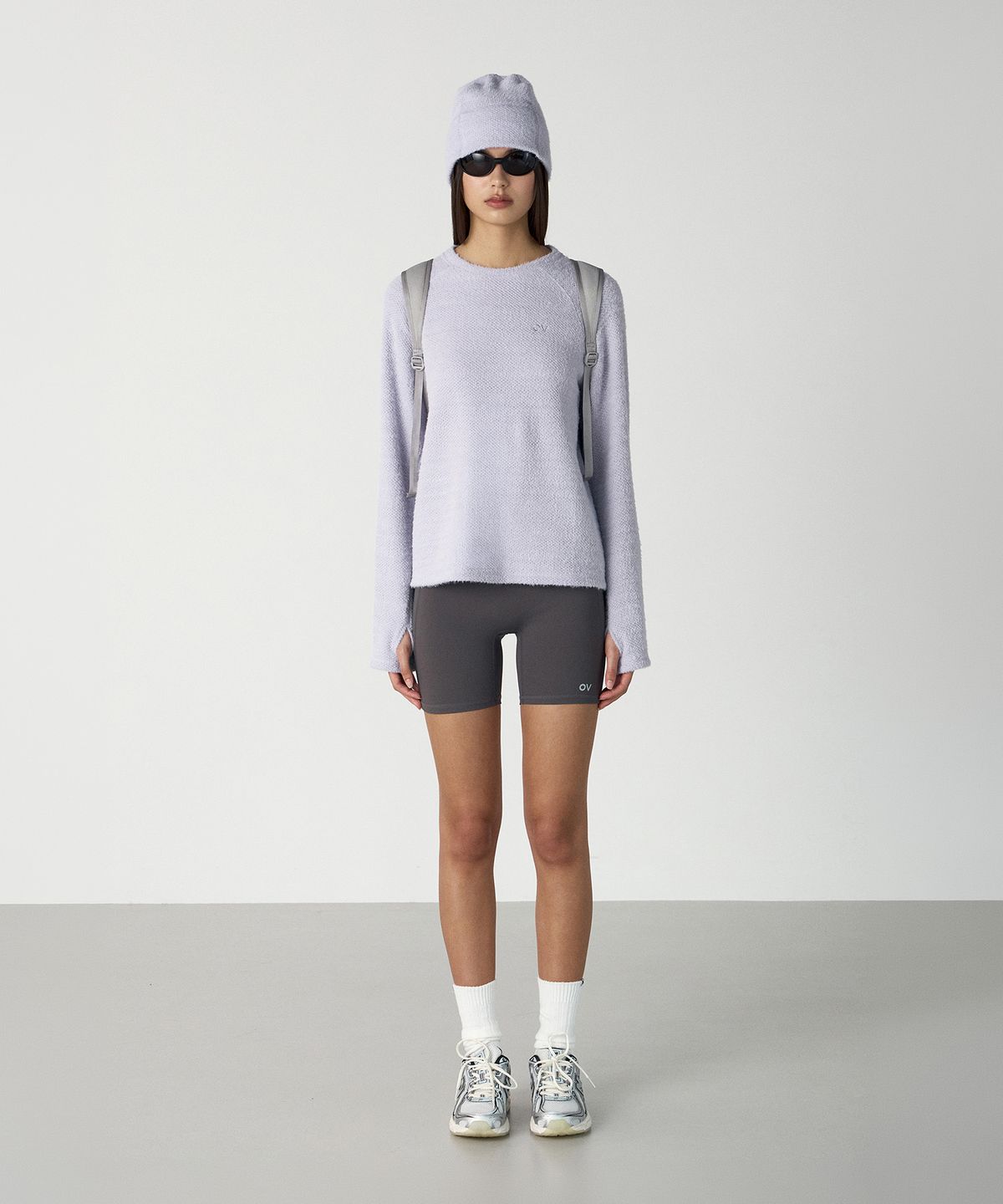아웃도어 보이스(OUTDOOR VOICES) VentFleece LONG SLEEVE TEE (LIGHT PURPLE)