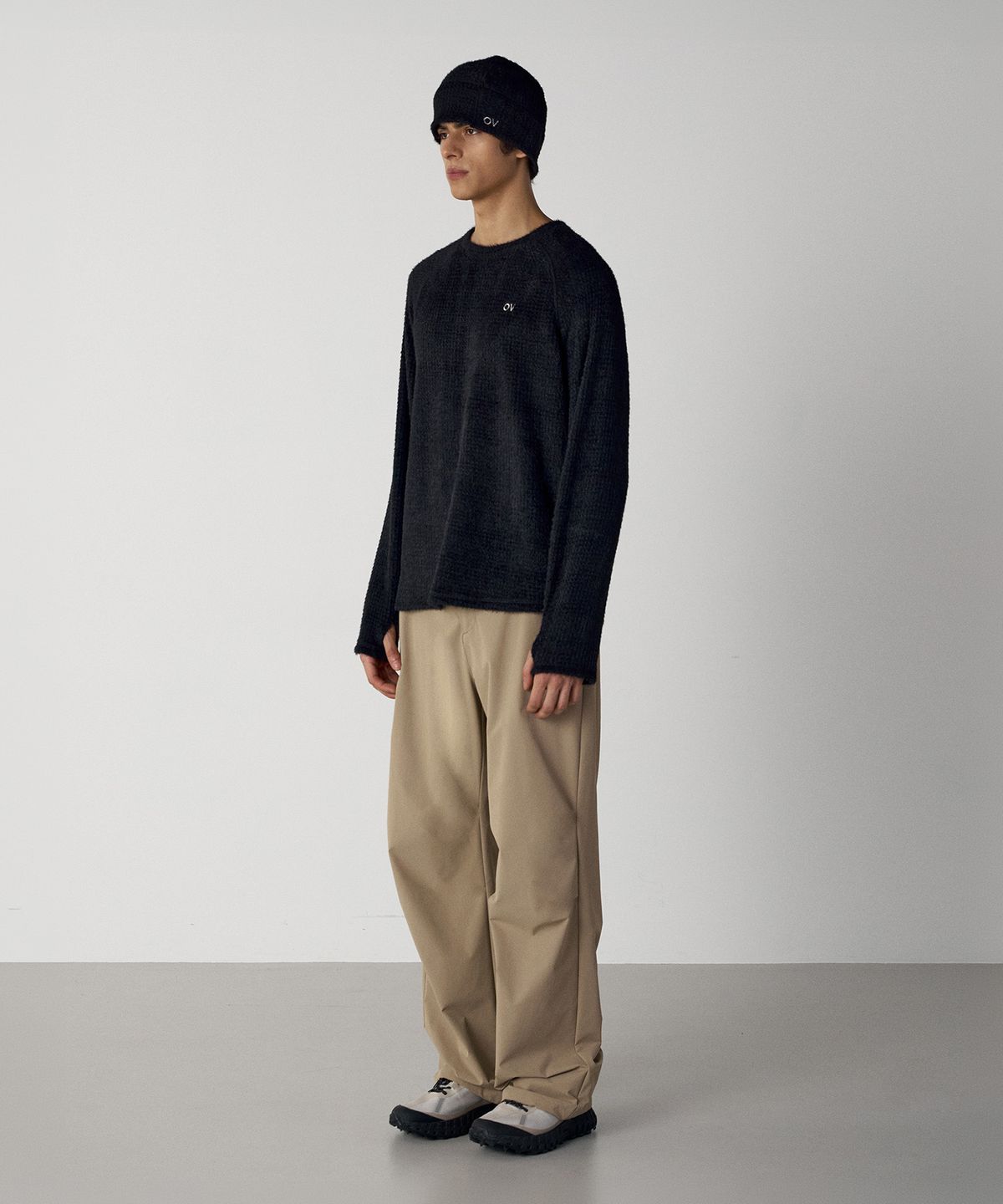아웃도어 보이스(OUTDOOR VOICES) VentFleece LONG SLEEVE TEE (BLACK)