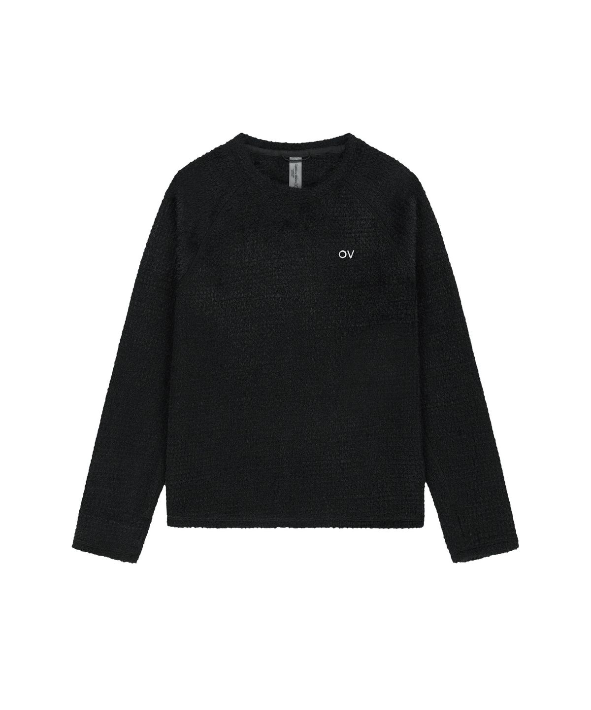 아웃도어 보이스(OUTDOOR VOICES) VentFleece LONG SLEEVE TEE (BLACK)