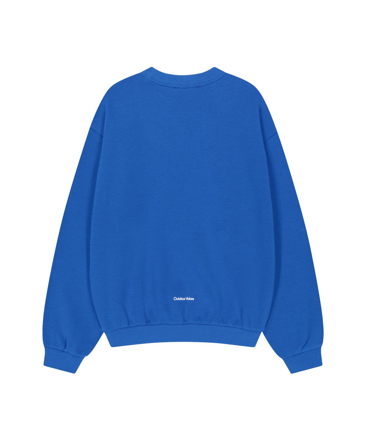 아웃도어 보이스(OUTDOOR VOICES) OV LOGO SWEATSHIRT (OV BLUE)