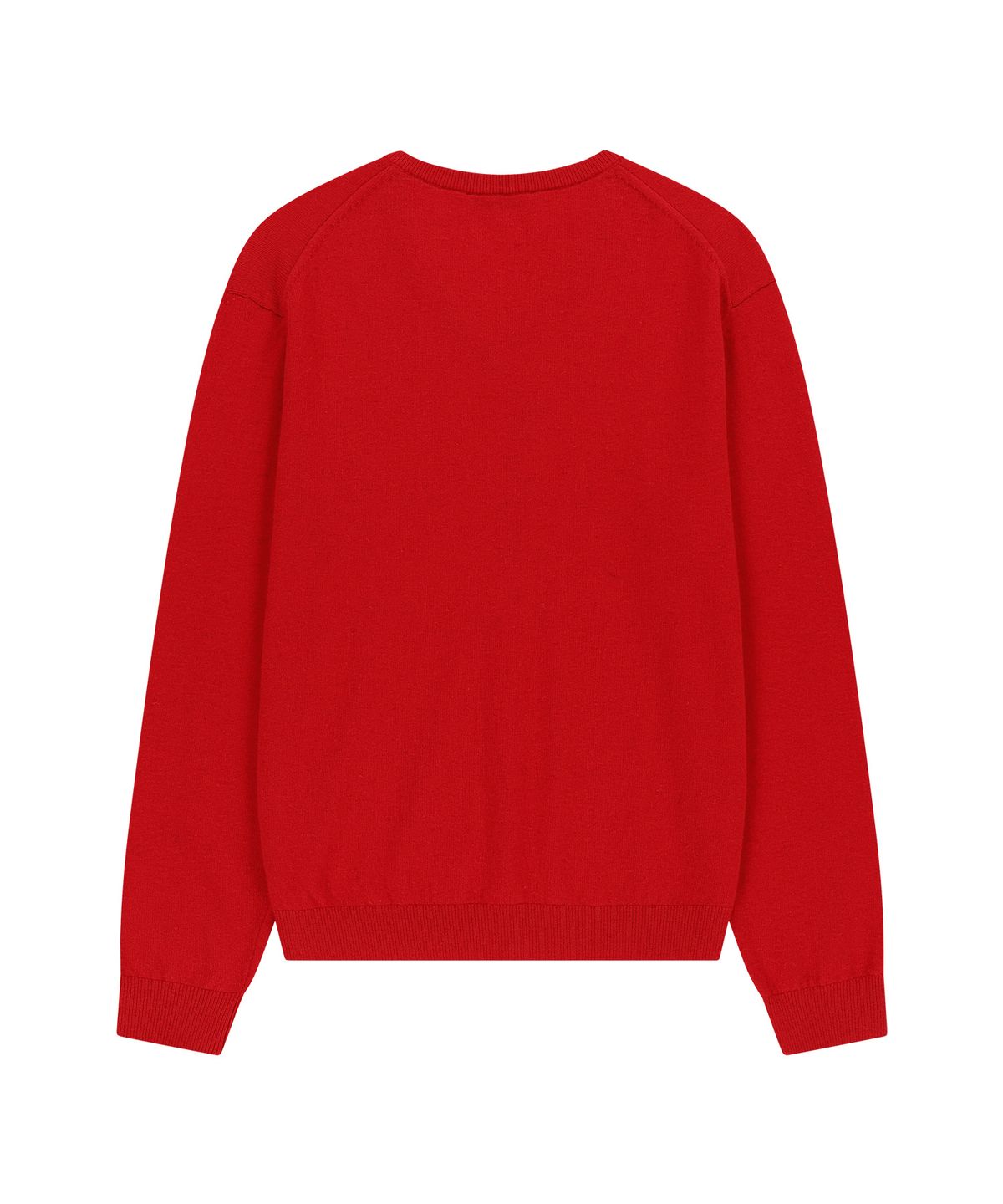 아웃도어 보이스(OUTDOOR VOICES) WOOL CASHMERE V NECK SWEATER (RED)