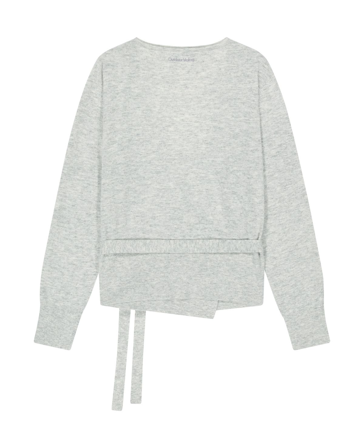 아웃도어 보이스(OUTDOOR VOICES) (W)WOOL CASHMERE WRAP CARDIGAN (GRAY)