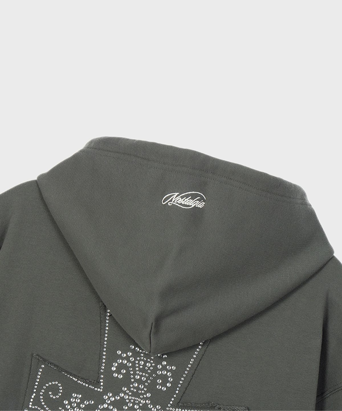 알키알카(ALKI ALKA) Nostalgia Hoodie Zip-Up (Charcoal)_AK8U22641100141M