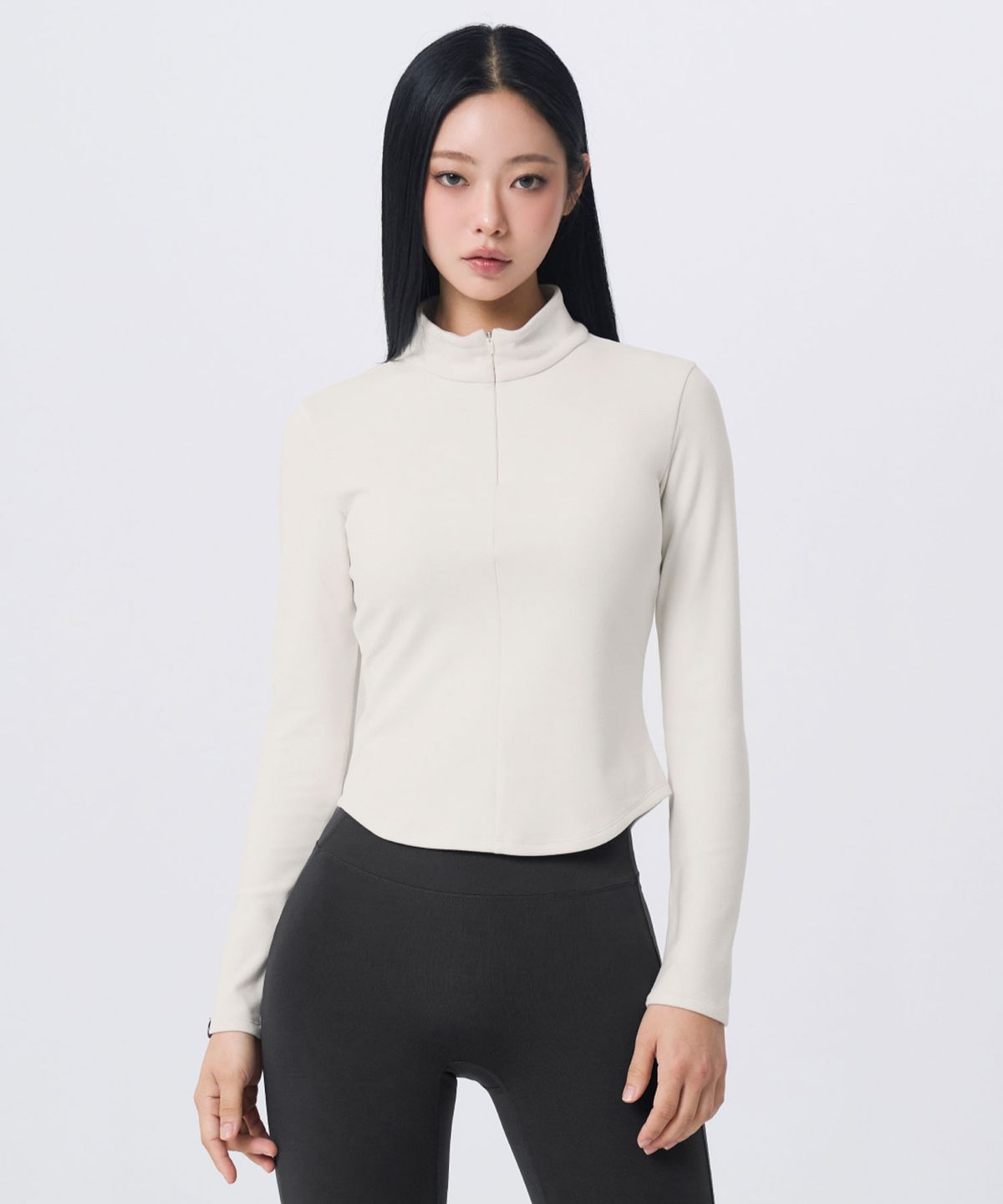 젝시믹스(XEXYMIX) 웜 스무드 하프집업 롱슬리브 XFL4TU1120