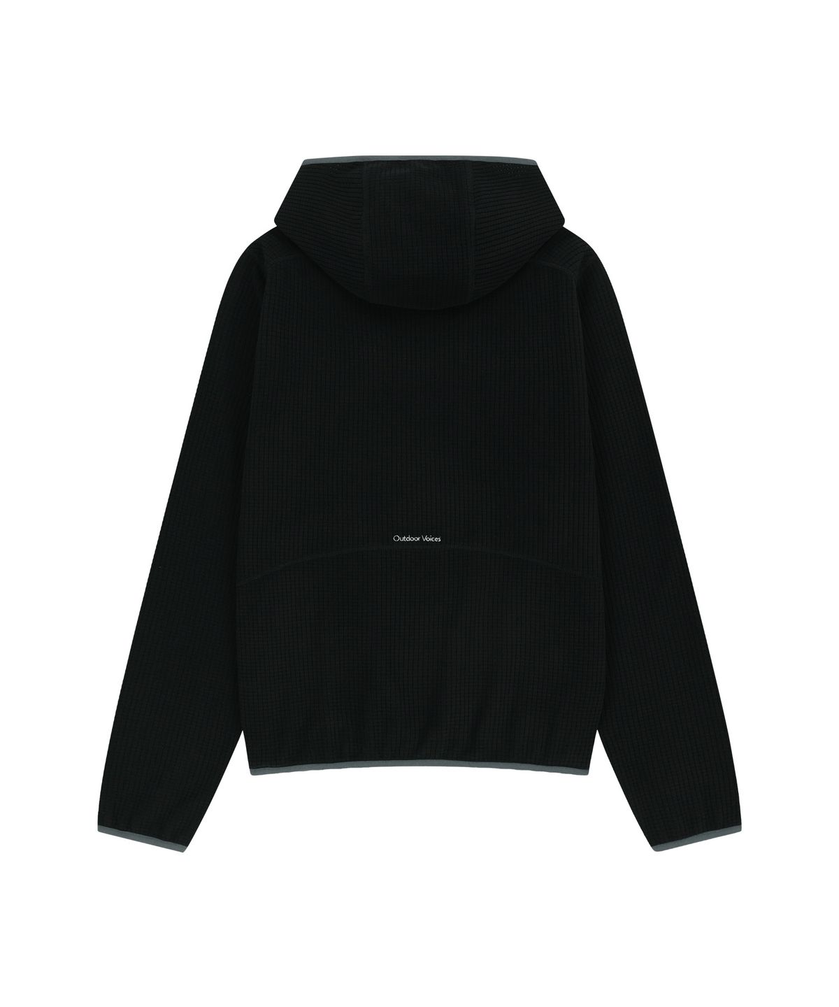 아웃도어 보이스(OUTDOOR VOICES) Technol-OV™ GRID FLEECE HOODIE (BLACK)