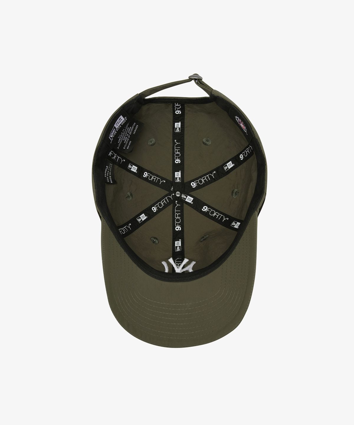뉴에라(NEW ERA) 940언스트럭쳐 뉴욕양키스 러닝캡 카키