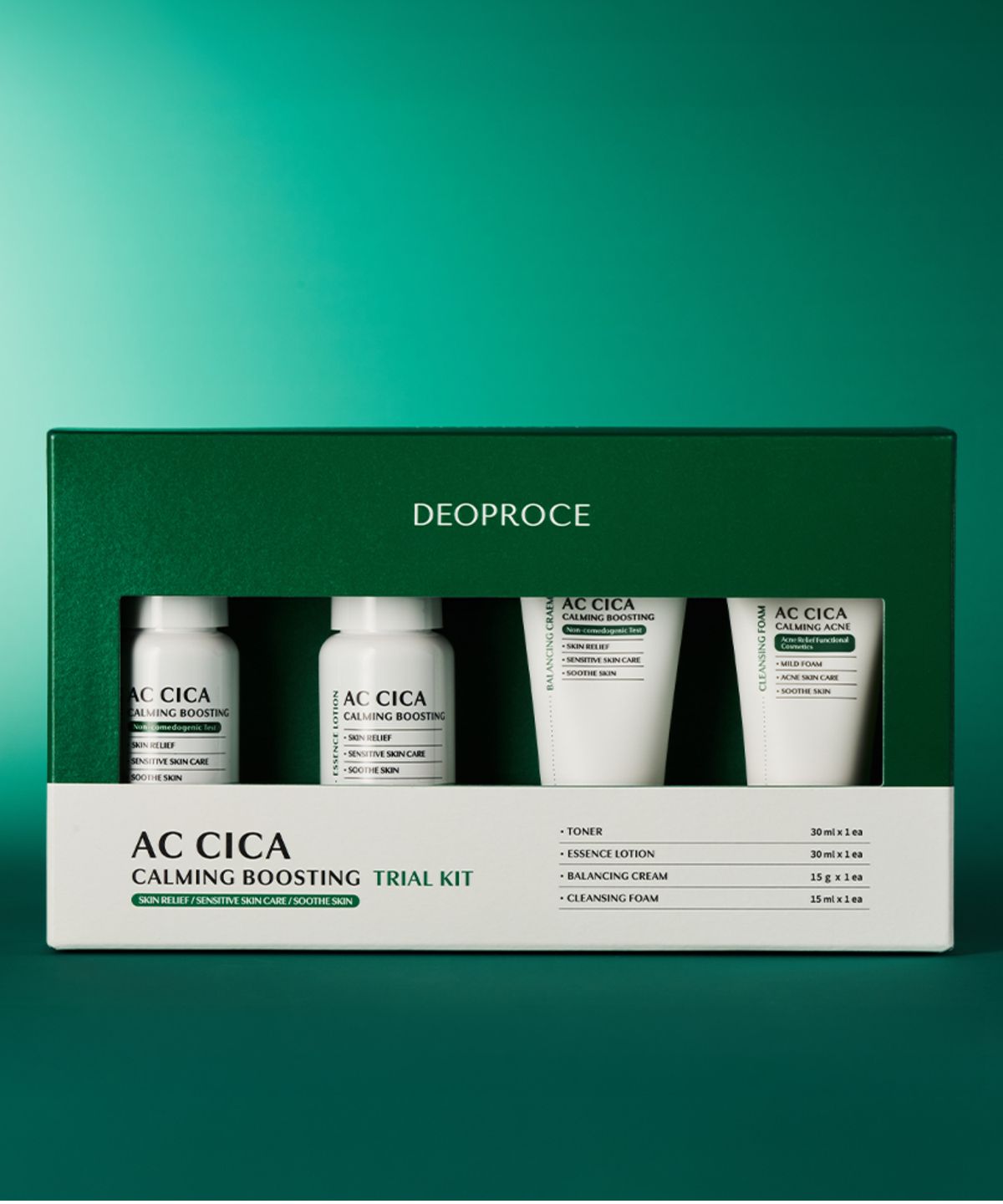 디오프러스(DEOPROCE) AC 시카 카밍 부스팅 트라이얼 키트 (4종)