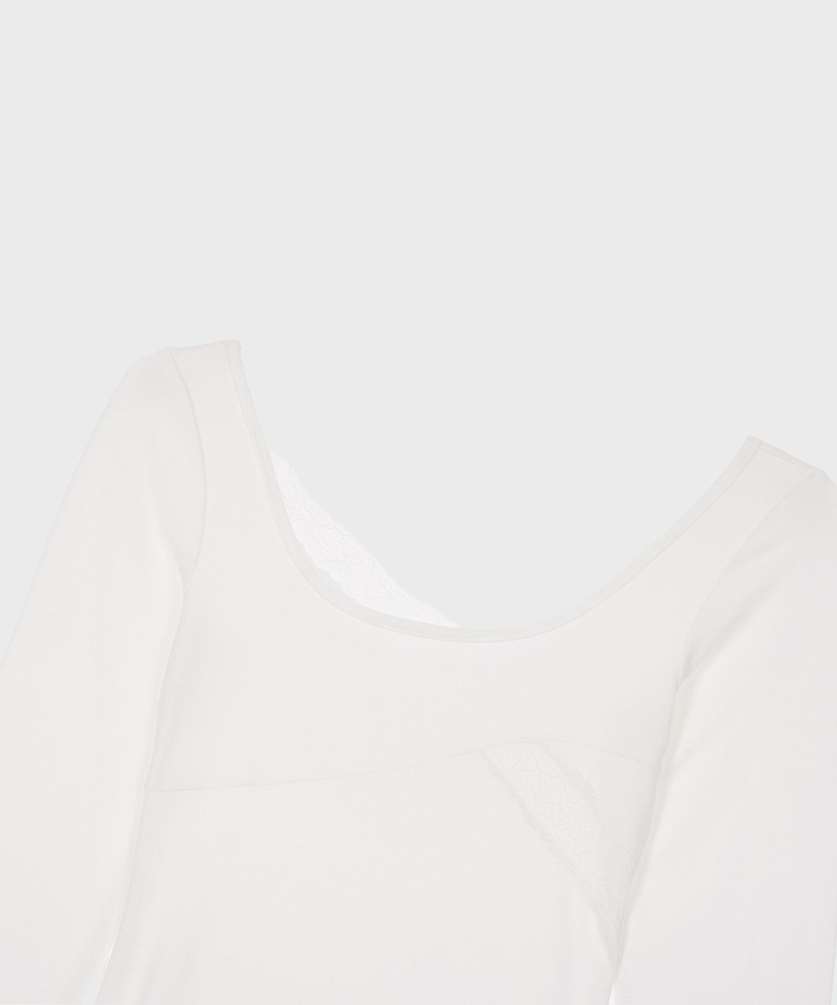 알키알카(ALKI ALKA) Lace Draped Mini Dress (Ivory)_ALKAS01539