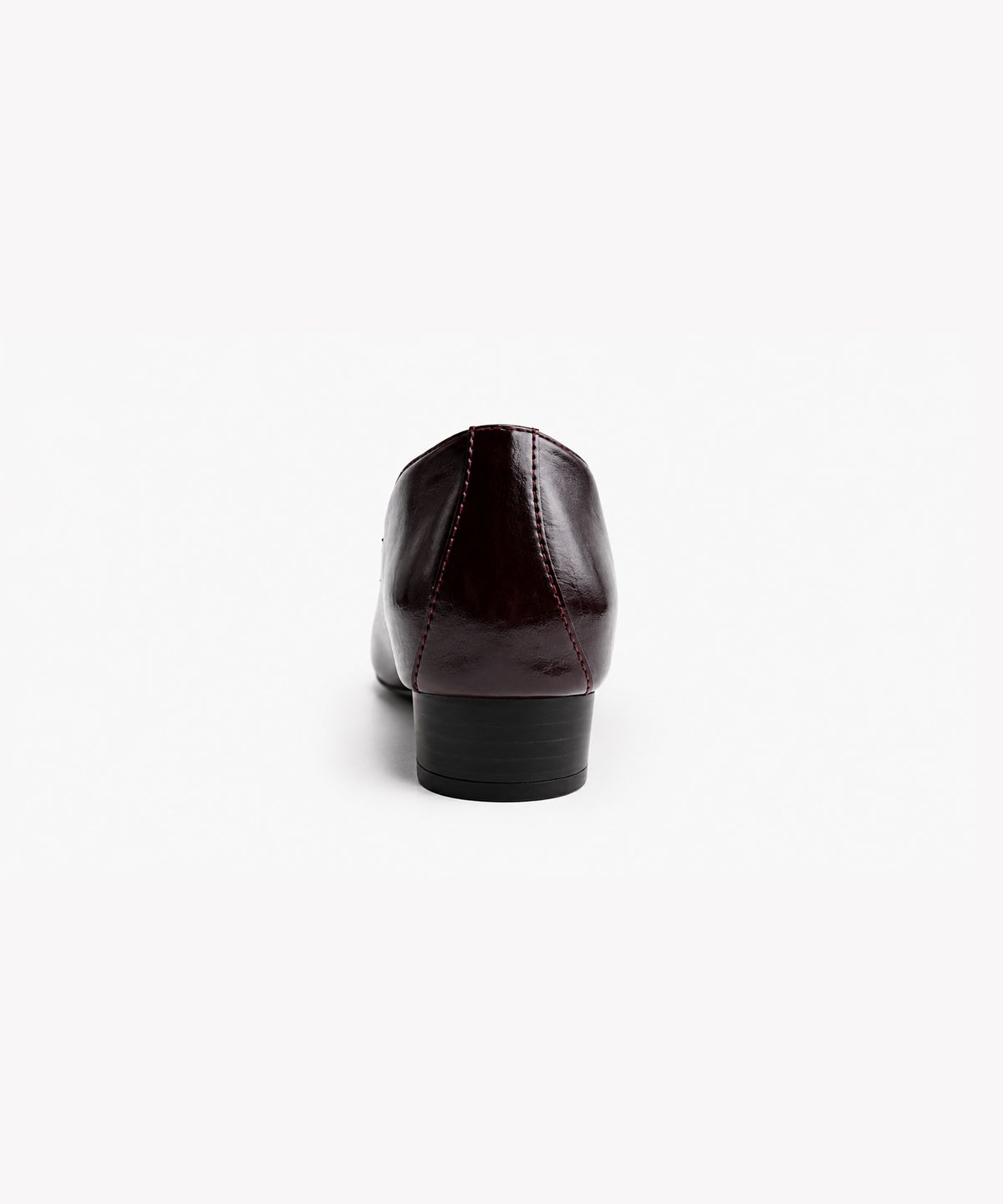앤버터럼(ANDBUTTERUM) 누아레 플랫 여성 가을 슈즈 스티치 로퍼 블랙,와인