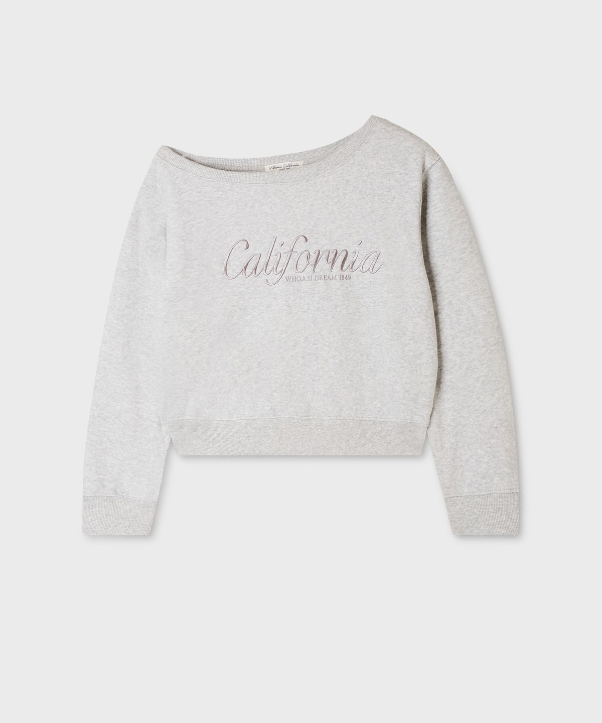 후아유(WHO.A.U) One-Shoulder Sweatshirt(Brushed) / WHMWG4T22F