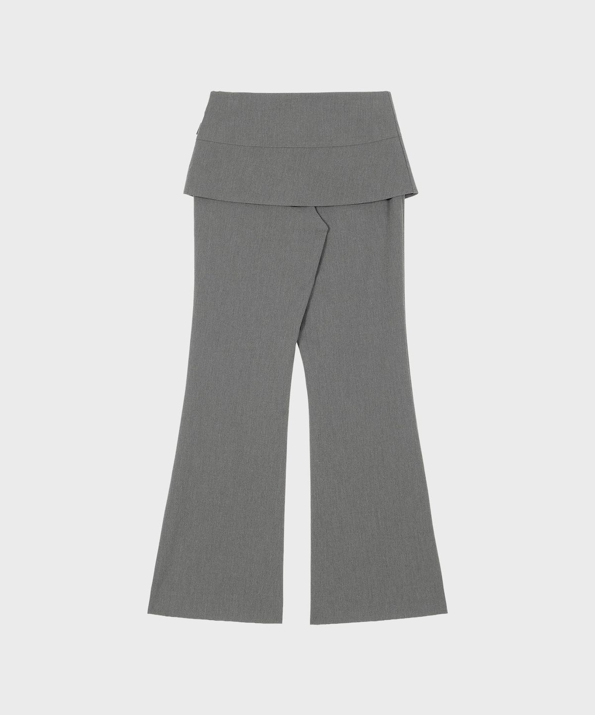 알키알카(ALKI ALKA) Pleated Skirt Trousers (Charcoal)_ALKAS01546