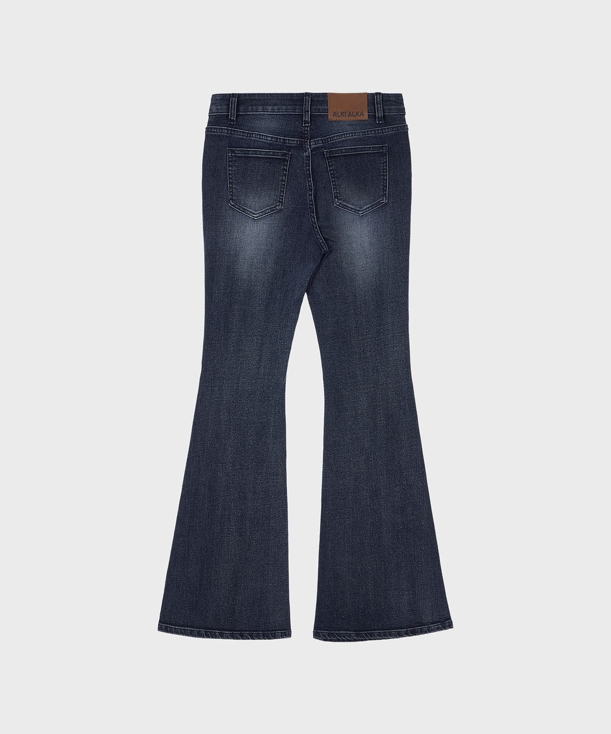 알키알카(ALKI ALKA) Washed Bootcut Denim Pants (Dark Blue)_ALKAS01525