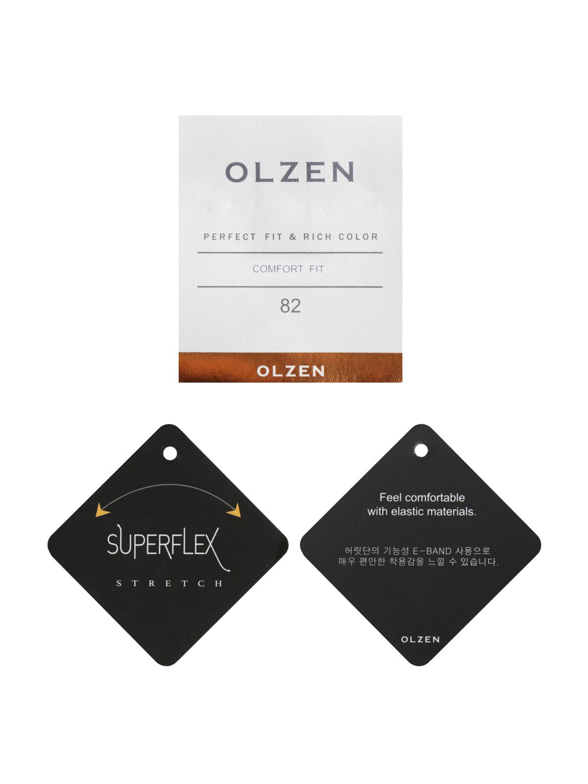 올젠(OLZEN) 남성 간절기 워시드 치노 팬츠_ZOG3PP1302KH